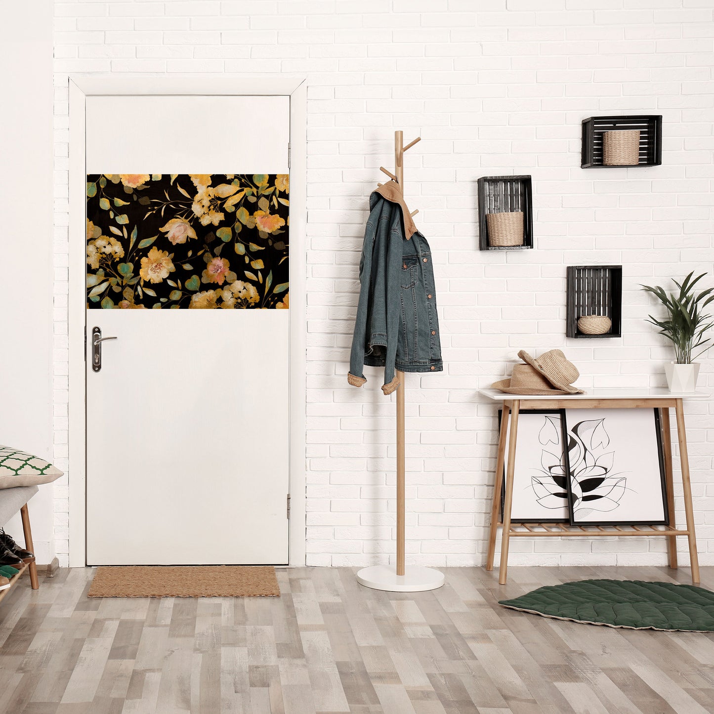 Poster orizzontale staccabile e attaccabile MODEST FLORAL