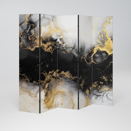 MARBLE OF TOMMORROW Divisorio decorativo per ambienti a 5 pannelli