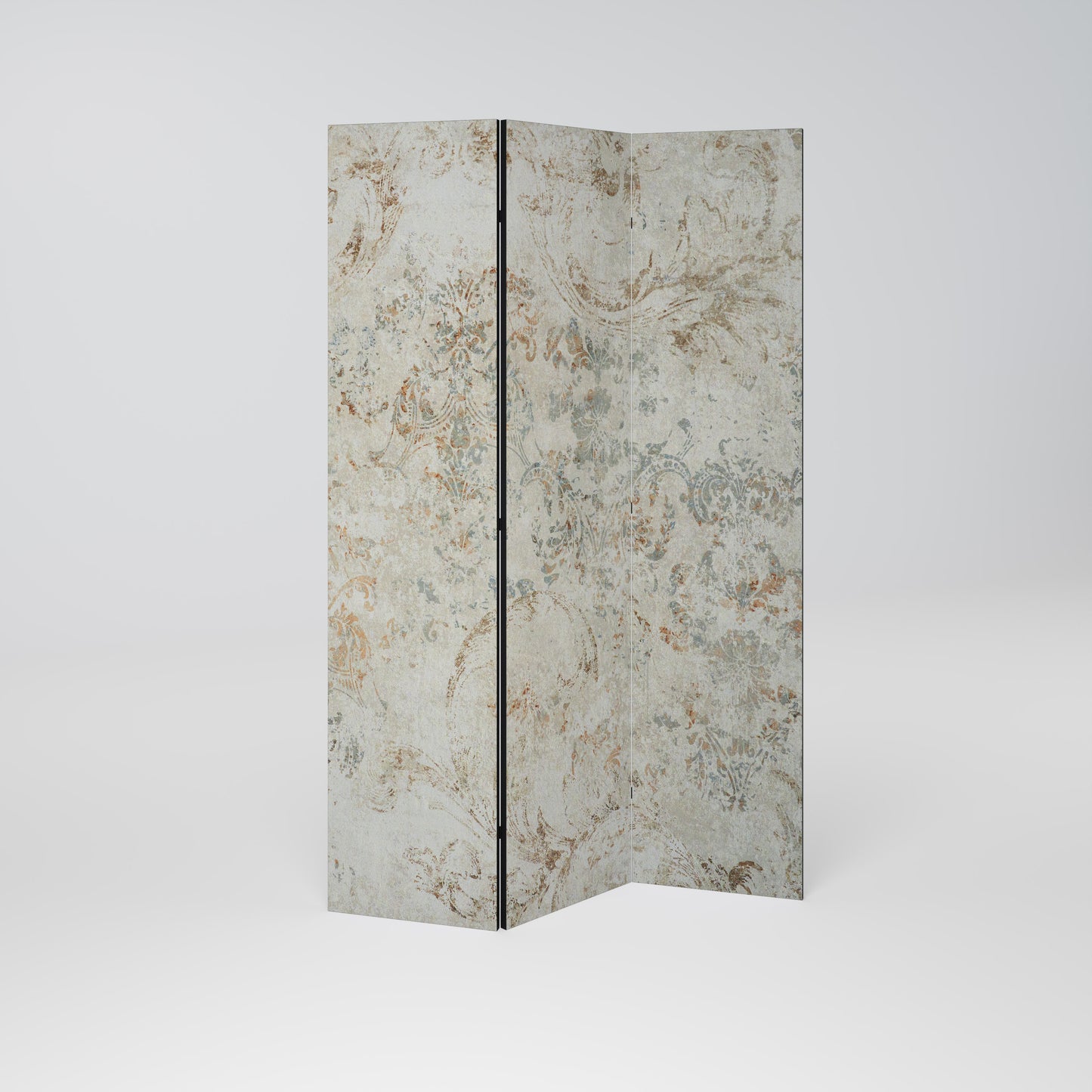Divisorio decorativo per ambienti a 3 pannelli FADED ELEGANCE