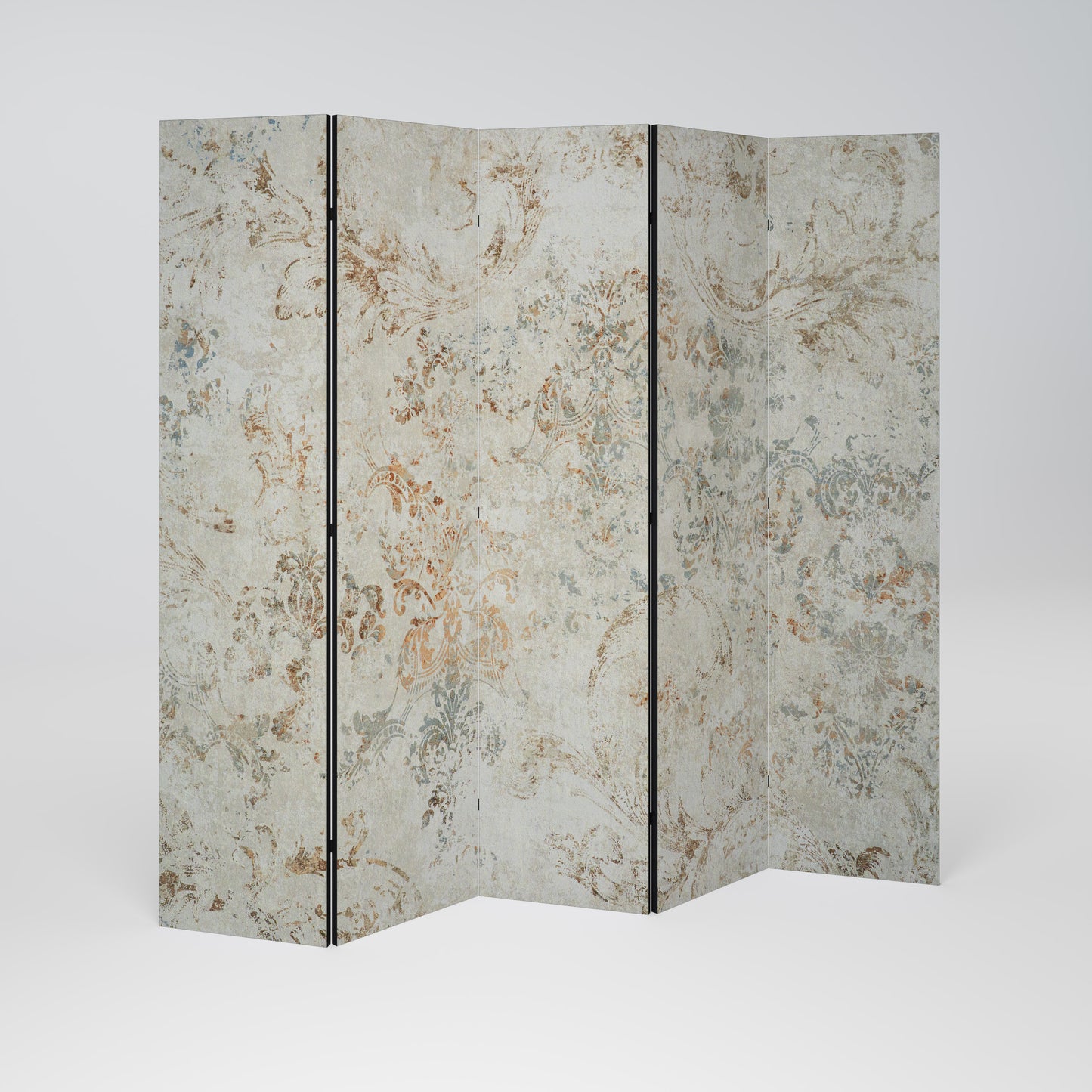 Divisorio decorativo per ambienti a 5 pannelli FADED ELEGANCE
