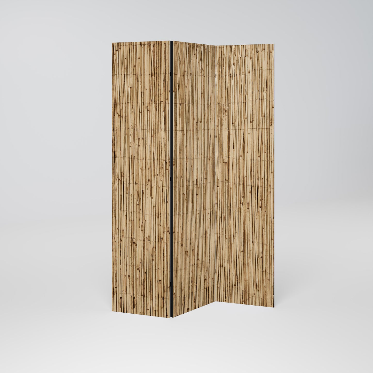 STRAW BOUND DELIGHT Divisorio decorativo per ambienti a 3 pannelli