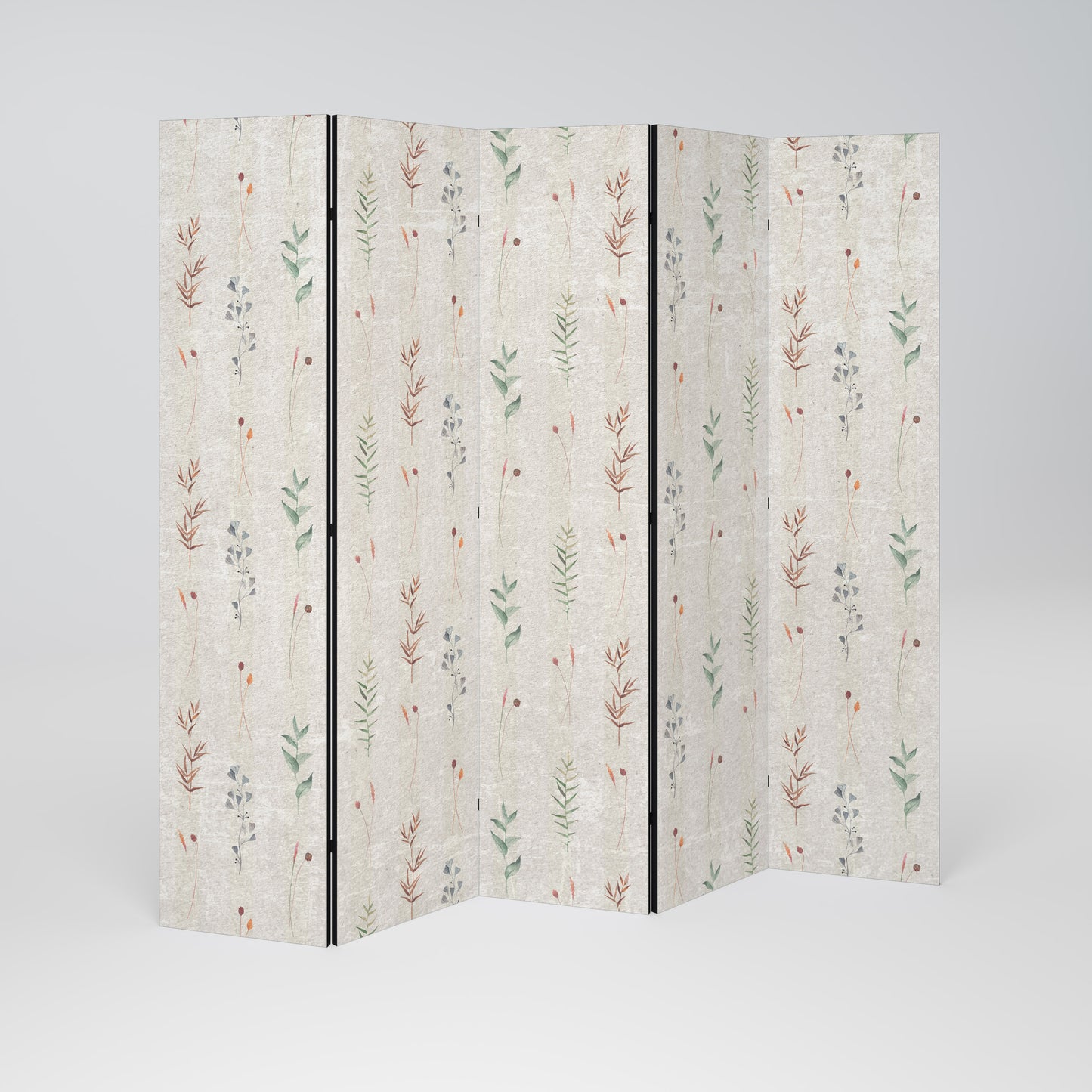 VERDANT HARMONY Divisorio decorativo per ambienti a 5 pannelli