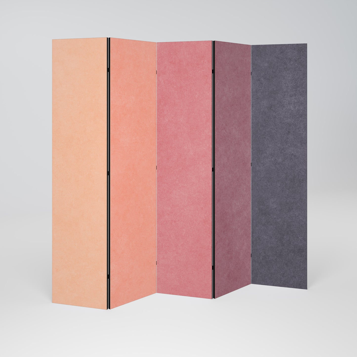 Divisorio decorativo per ambienti a 5 pannelli "SELLS LIKE PINK SPIRIT"