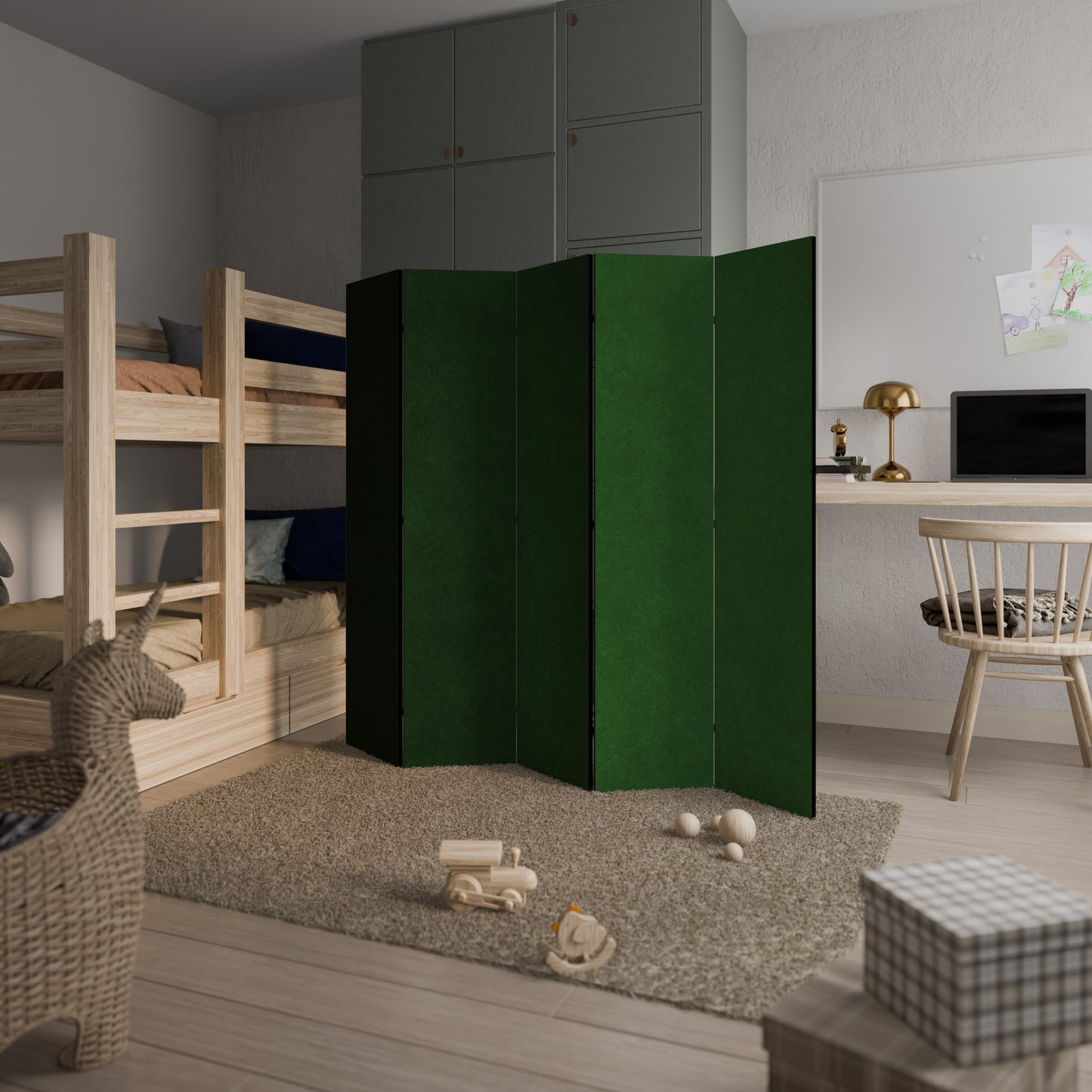 GREEN YOURSELF - Divisorio decorativo per ambienti a 5 pannelli