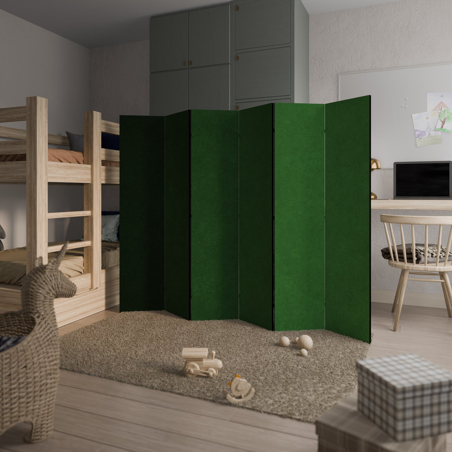 GREEN YOURSELF - Divisorio decorativo per ambienti a 6 pannelli