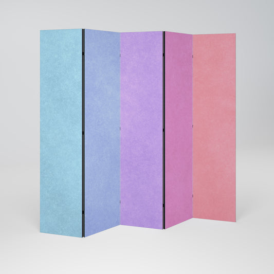 IL MIO CUORE SI COLORERĂ€ Divisorio decorativo per ambienti a 5 pannelli