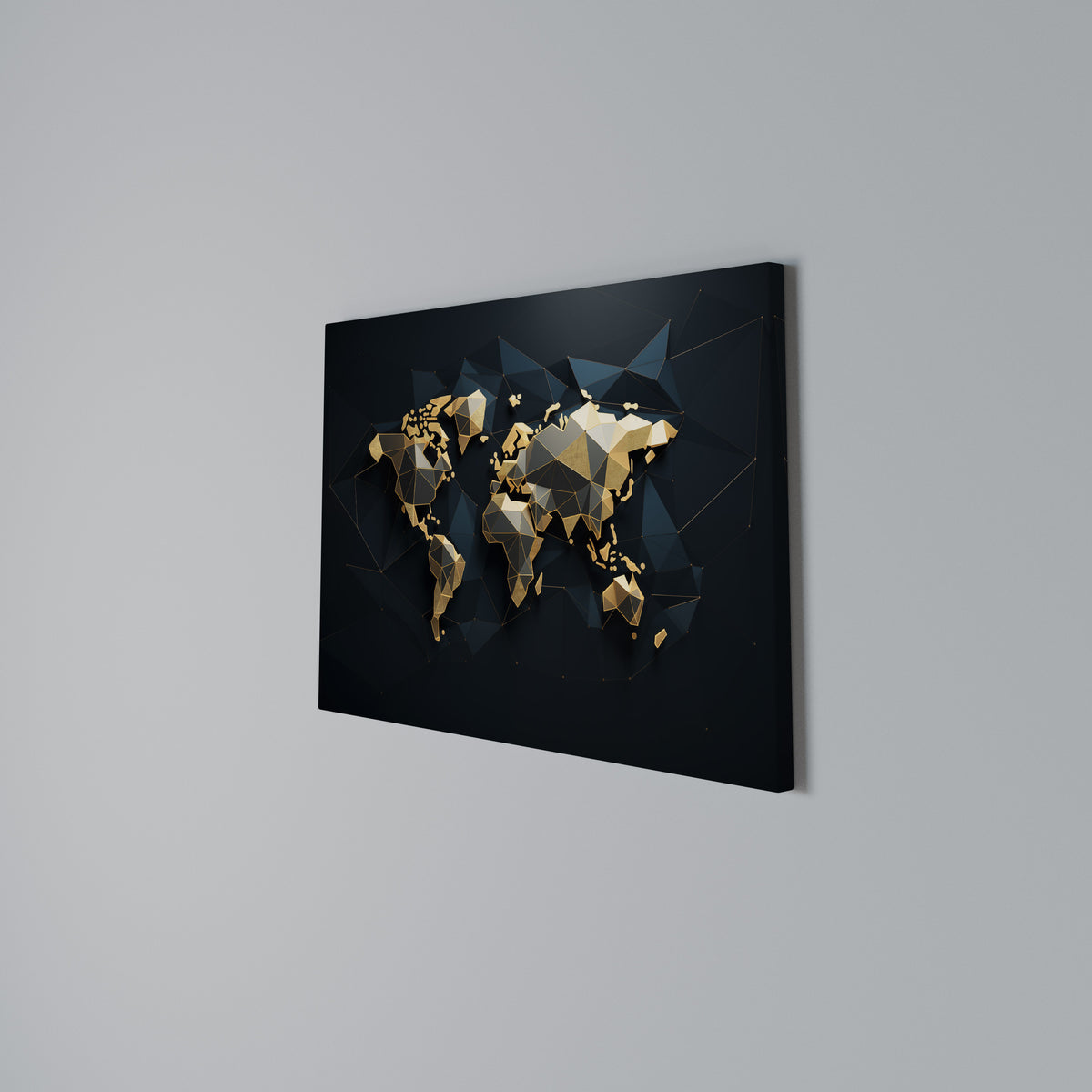 SHIMMERING WORLD SYMMETRY Stampa su tela orizzontale