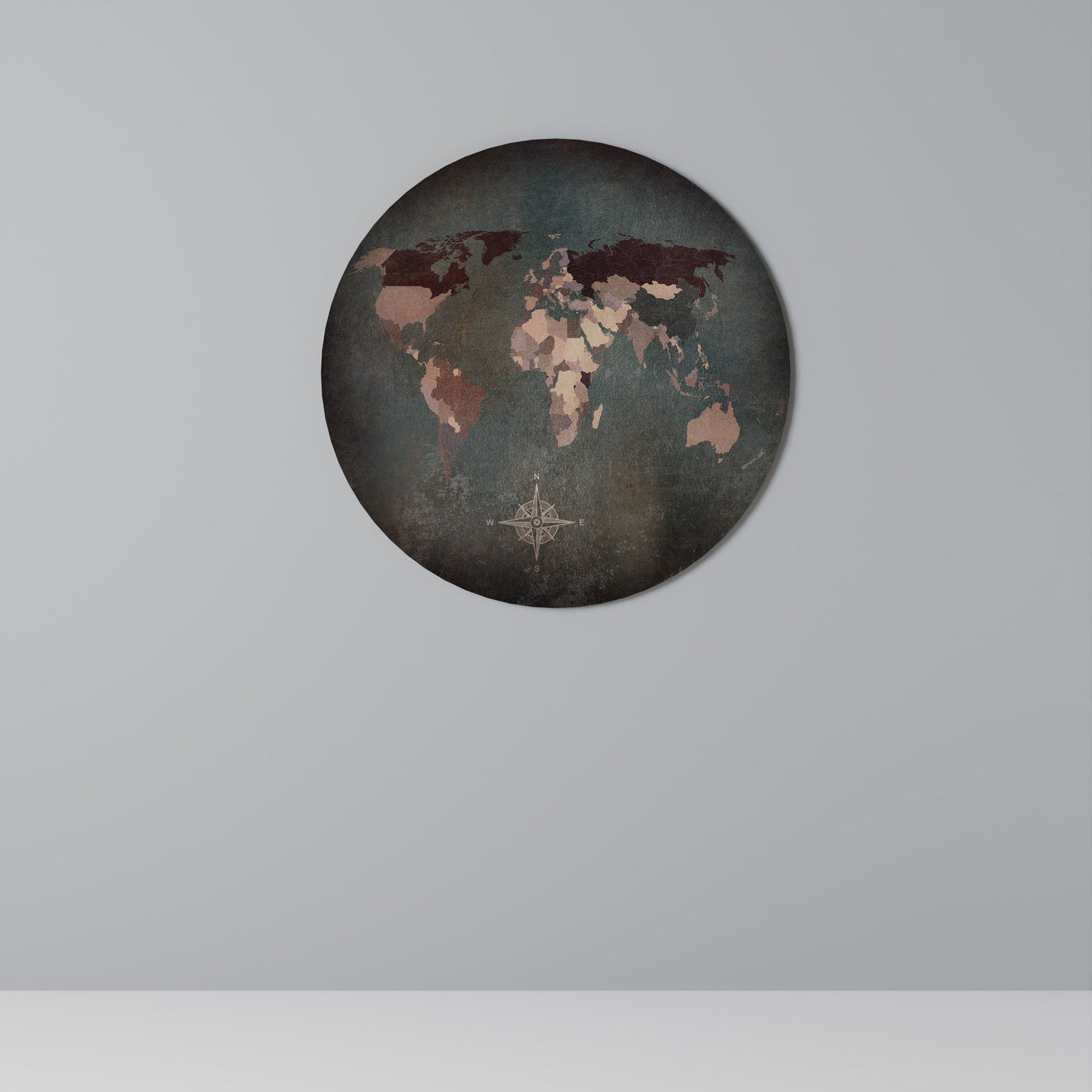 TESSERE ARTISTICHE DELLA TERRA Arte murale rotonda