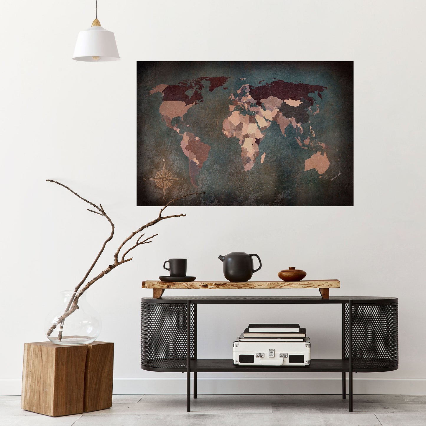 Poster orizzontale staccabile e attaccabile EARTH'S ARTISTIC TESSERAE