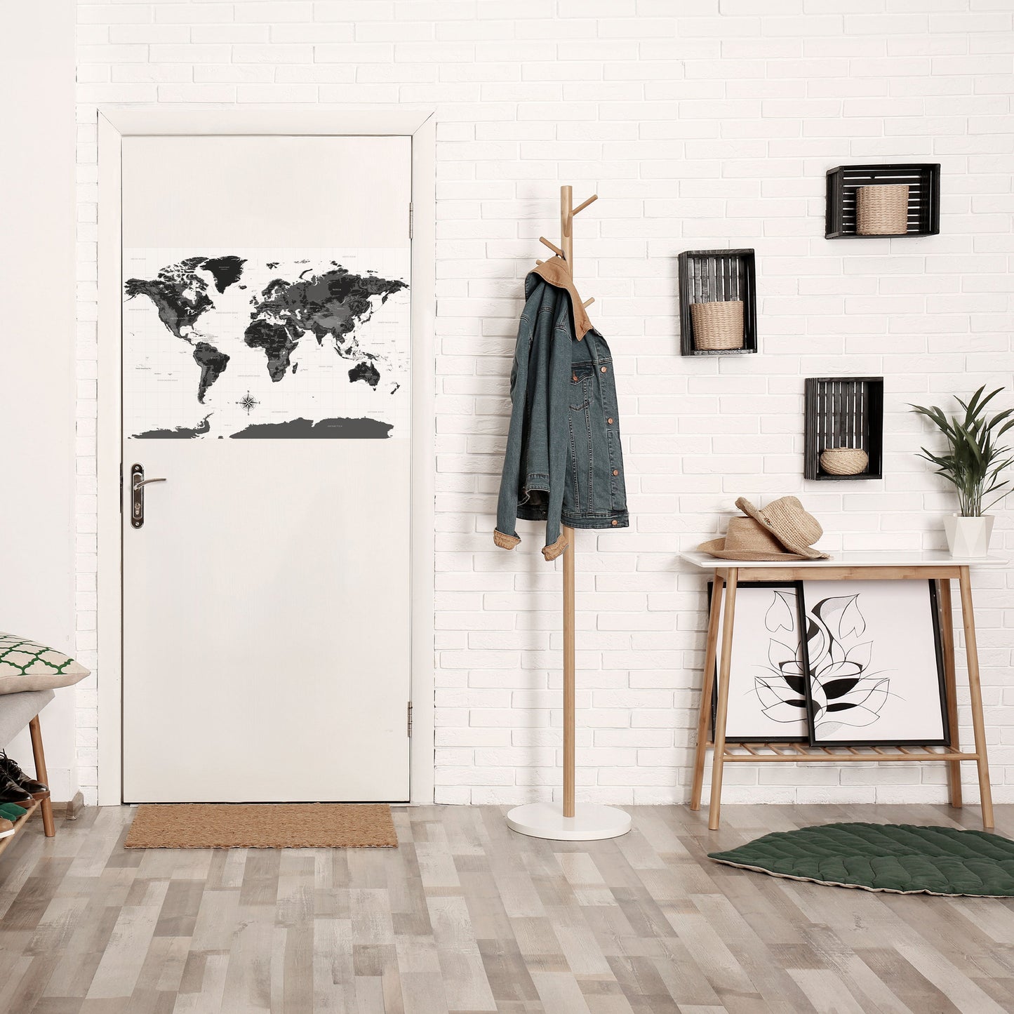 Poster orizzontale staccabile e attaccabile GLOBAL SHADOWS