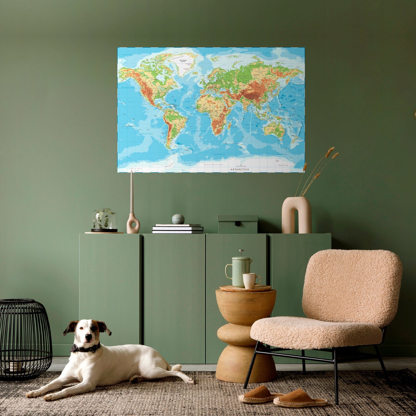Poster orizzontale staccabile e attaccabile CONTINENTAL COLOR SYMPHONY