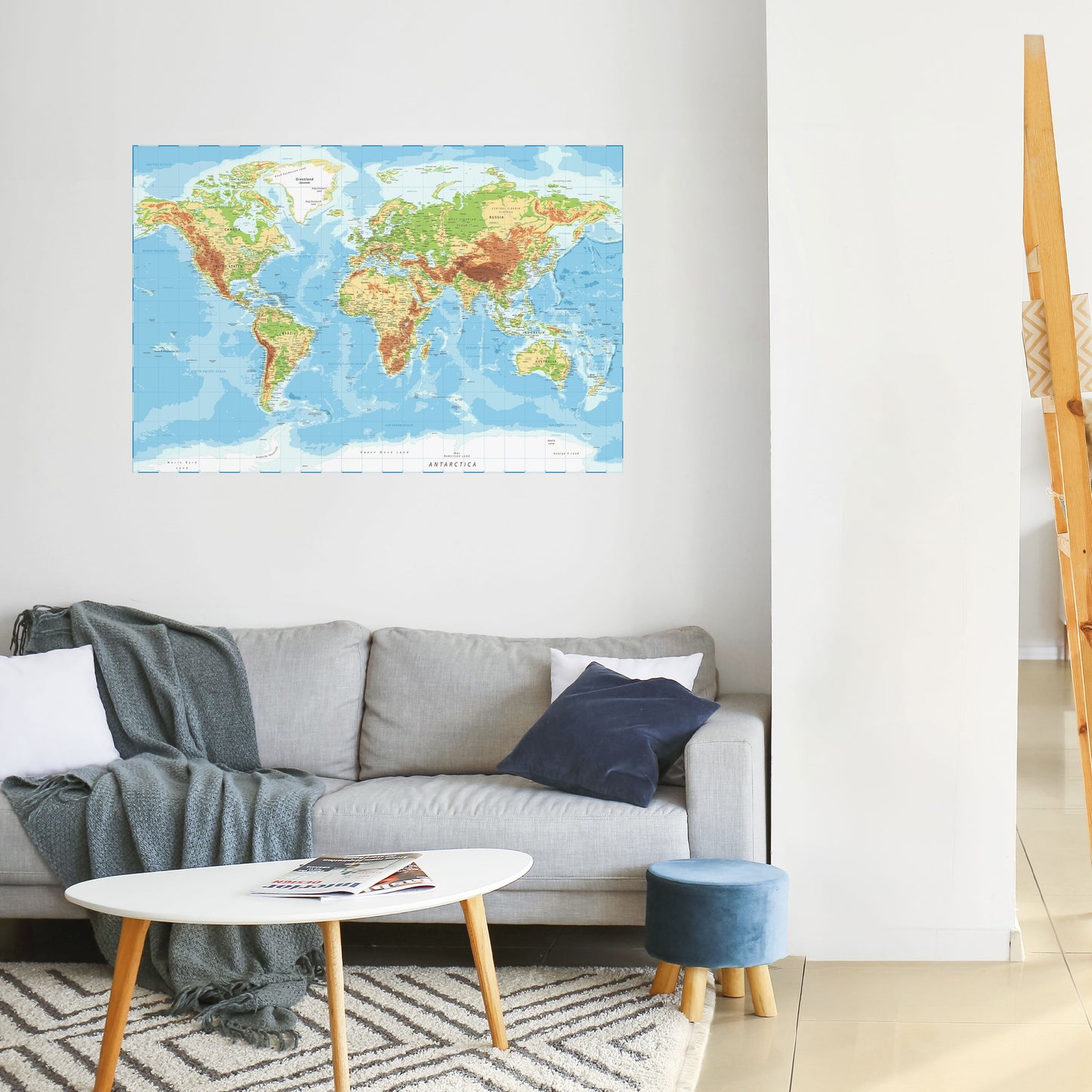 Poster orizzontale staccabile e attaccabile CONTINENTAL COLOR SYMPHONY