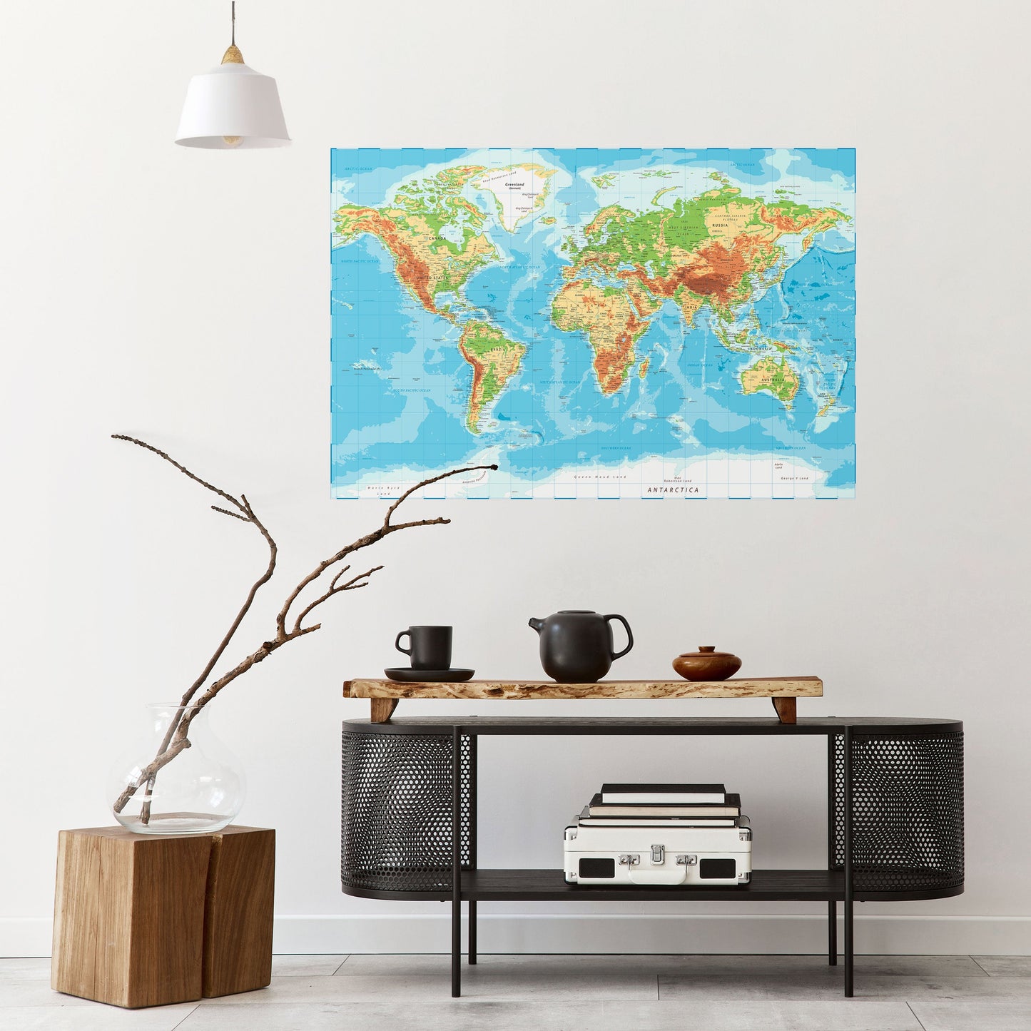 Poster orizzontale staccabile e attaccabile CONTINENTAL COLOR SYMPHONY
