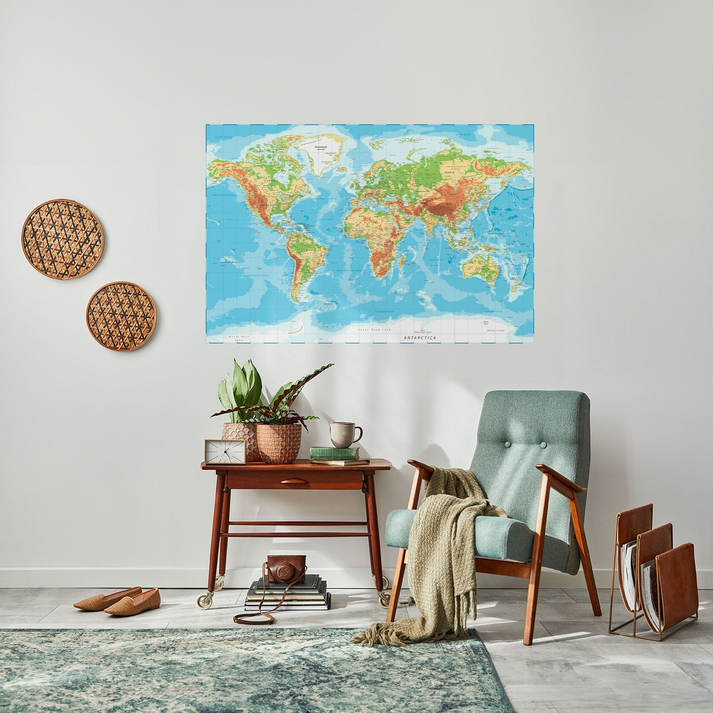 Poster orizzontale staccabile e attaccabile CONTINENTAL COLOR SYMPHONY