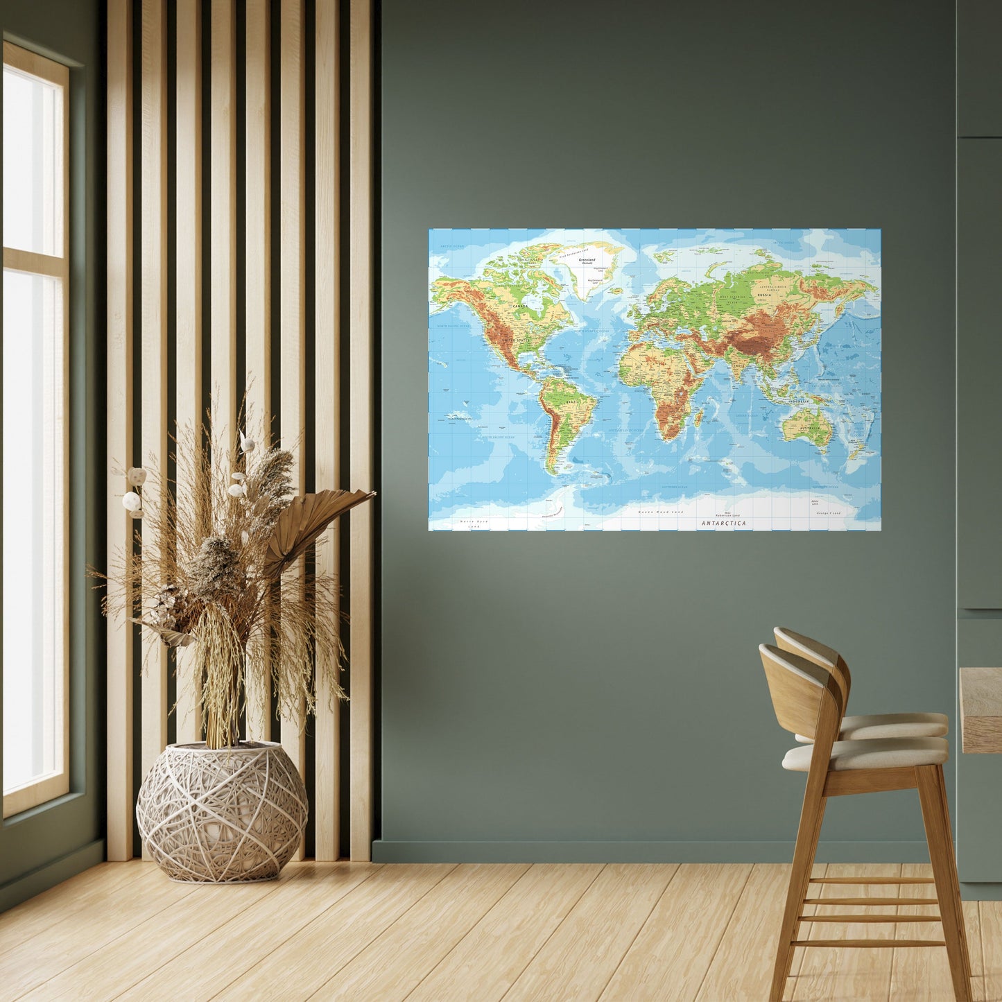 Poster orizzontale staccabile e attaccabile CONTINENTAL COLOR SYMPHONY