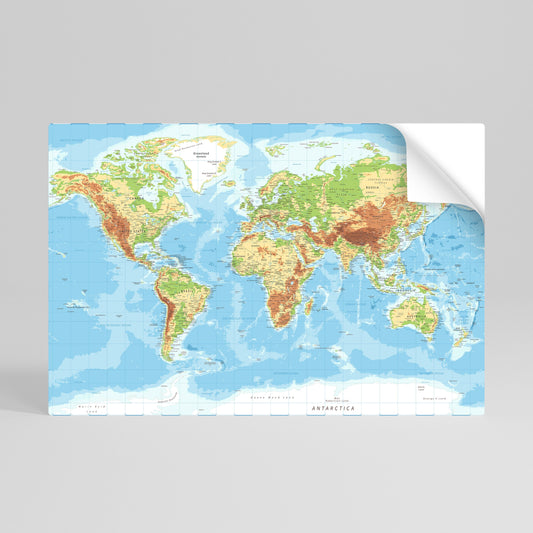 Poster orizzontale staccabile e attaccabile CONTINENTAL COLOR SYMPHONY