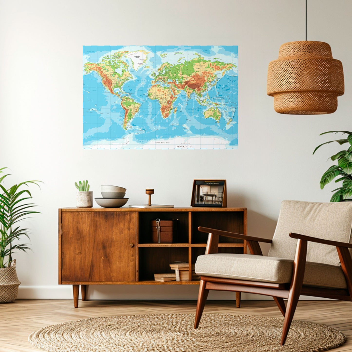 Poster orizzontale staccabile e attaccabile CONTINENTAL COLOR SYMPHONY