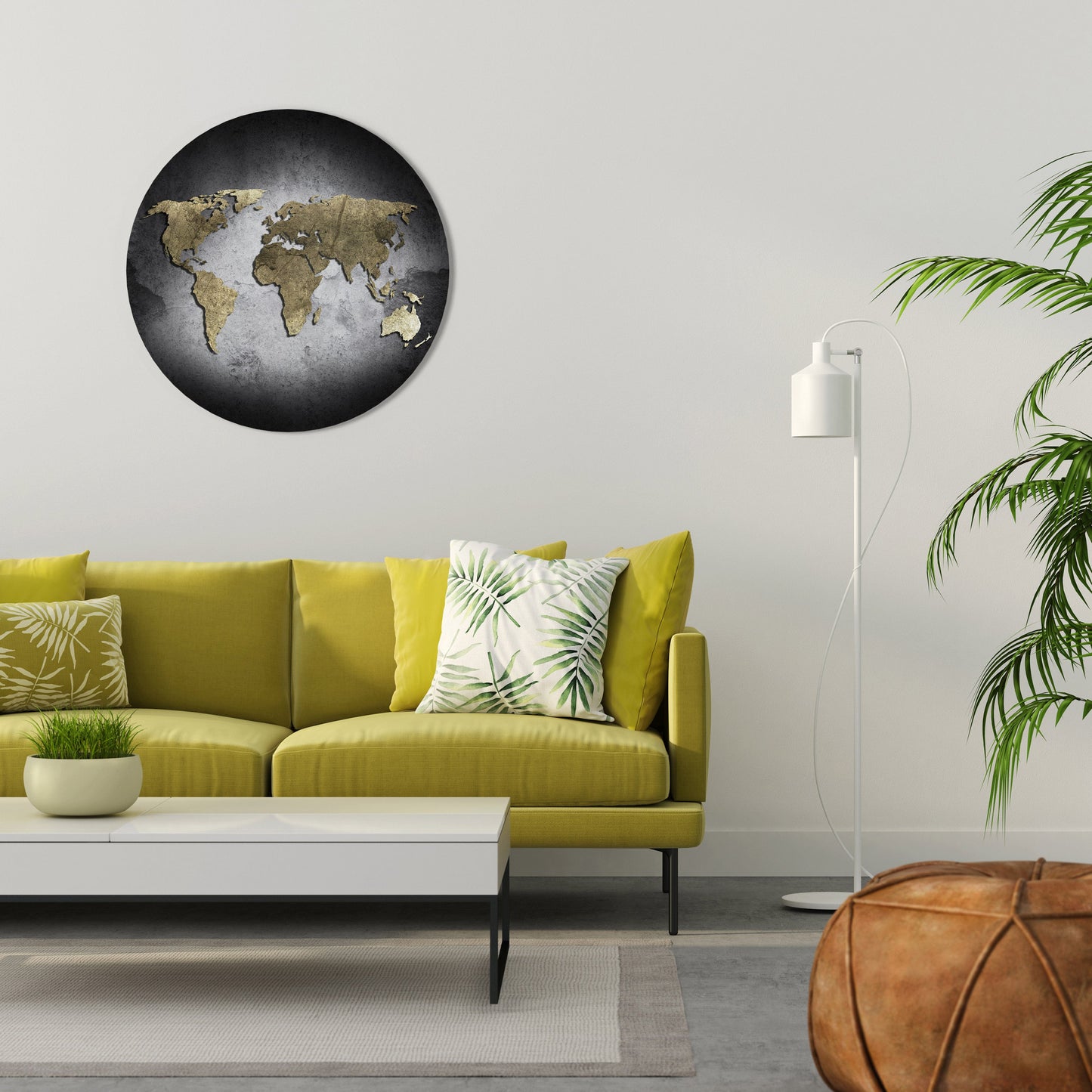 Golden Globe Treasure - Decorazione murale rotonda