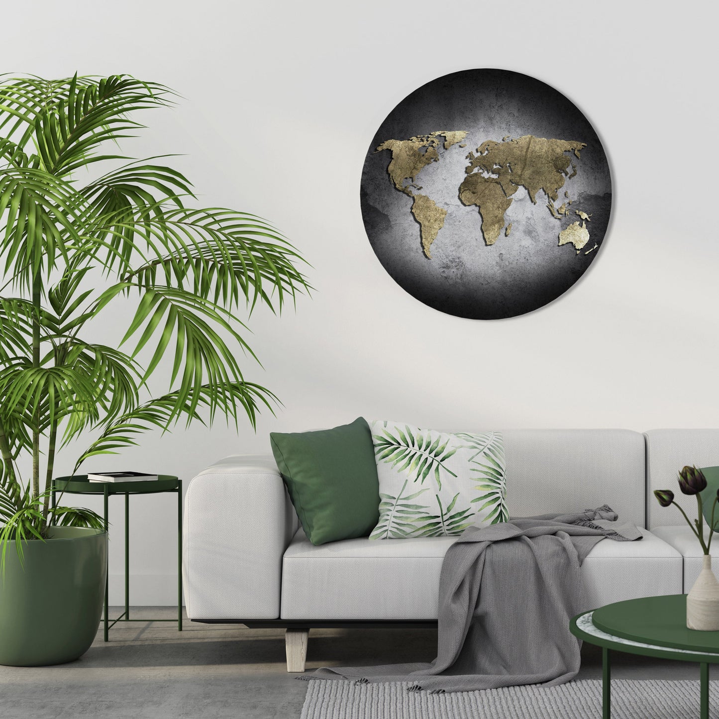 Golden Globe Treasure - Decorazione murale rotonda