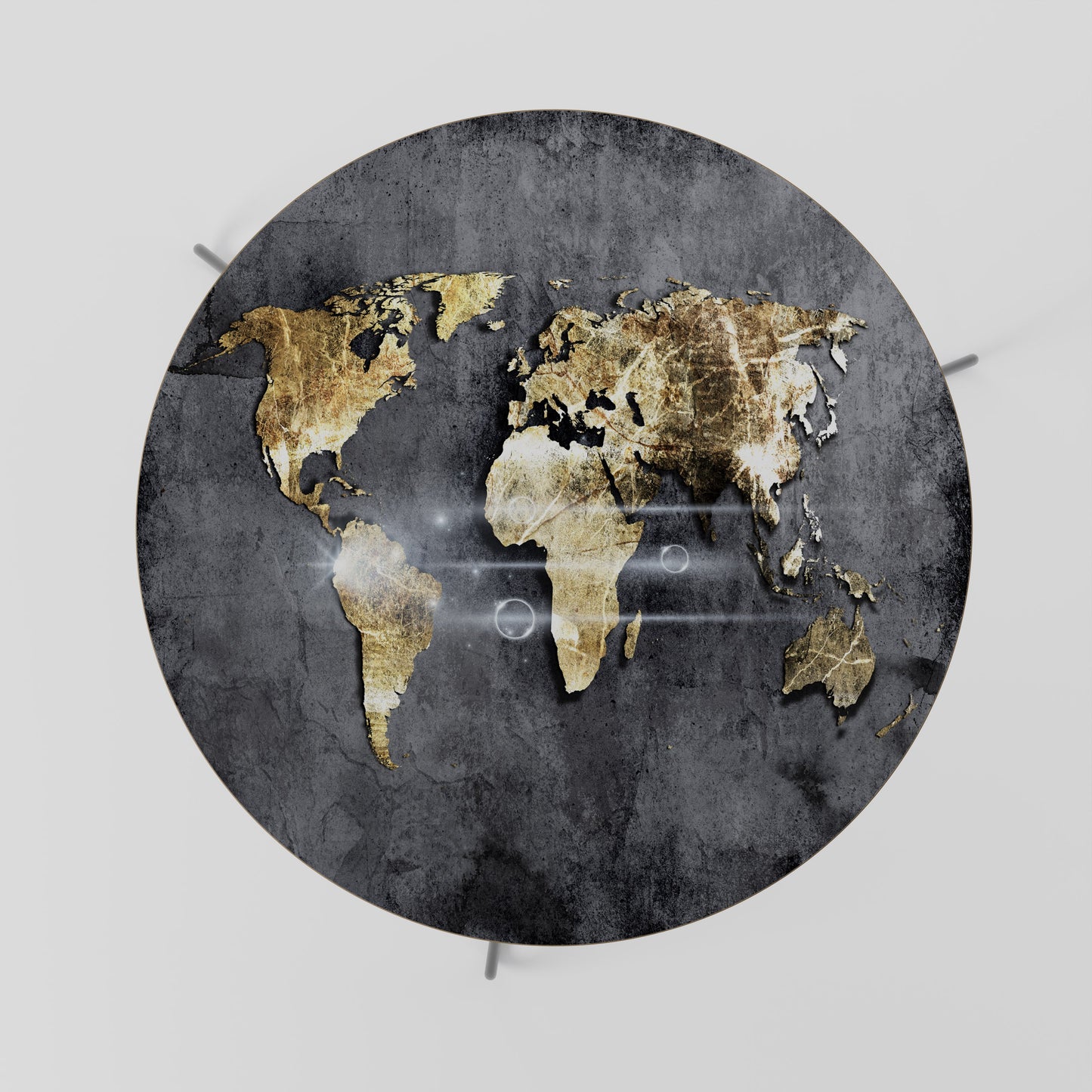 Tavolino da caffè SHIMMERING EARTH MAP 69