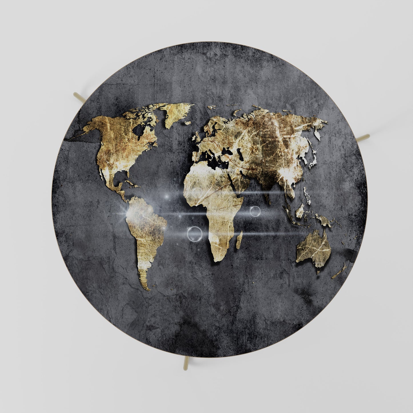 Tavolino da caffè SHIMMERING EARTH MAP 69