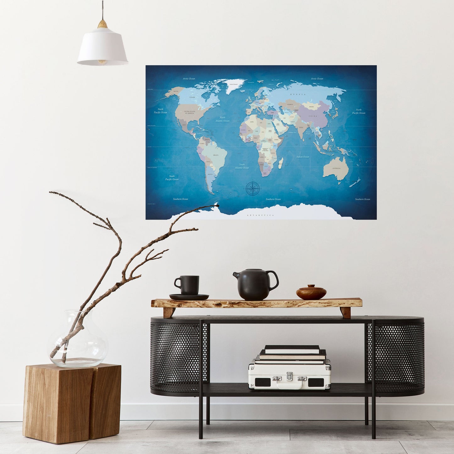 MAPPA DELLA SCOPERTA Poster orizzontale staccabile e attaccabile