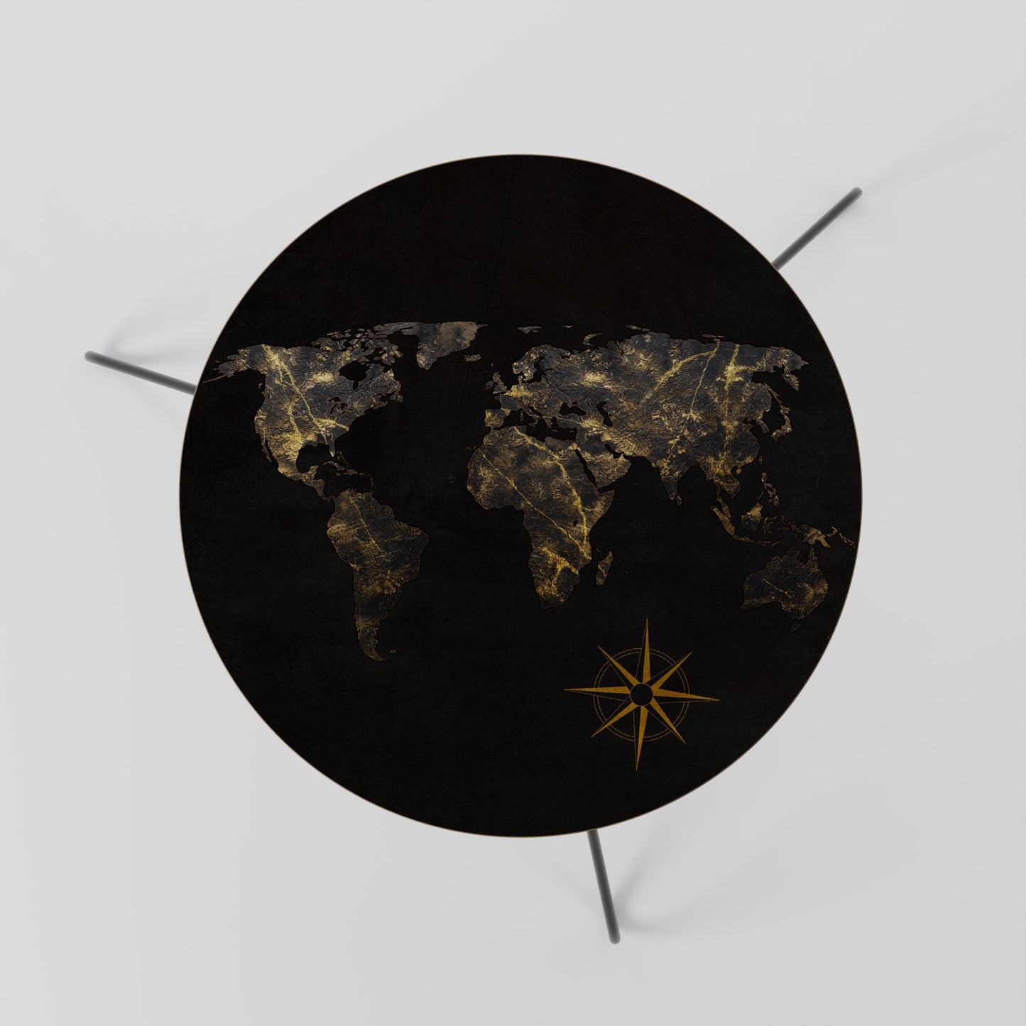 GOLDEN GEOGRAPHY Tavolino da caffè 60