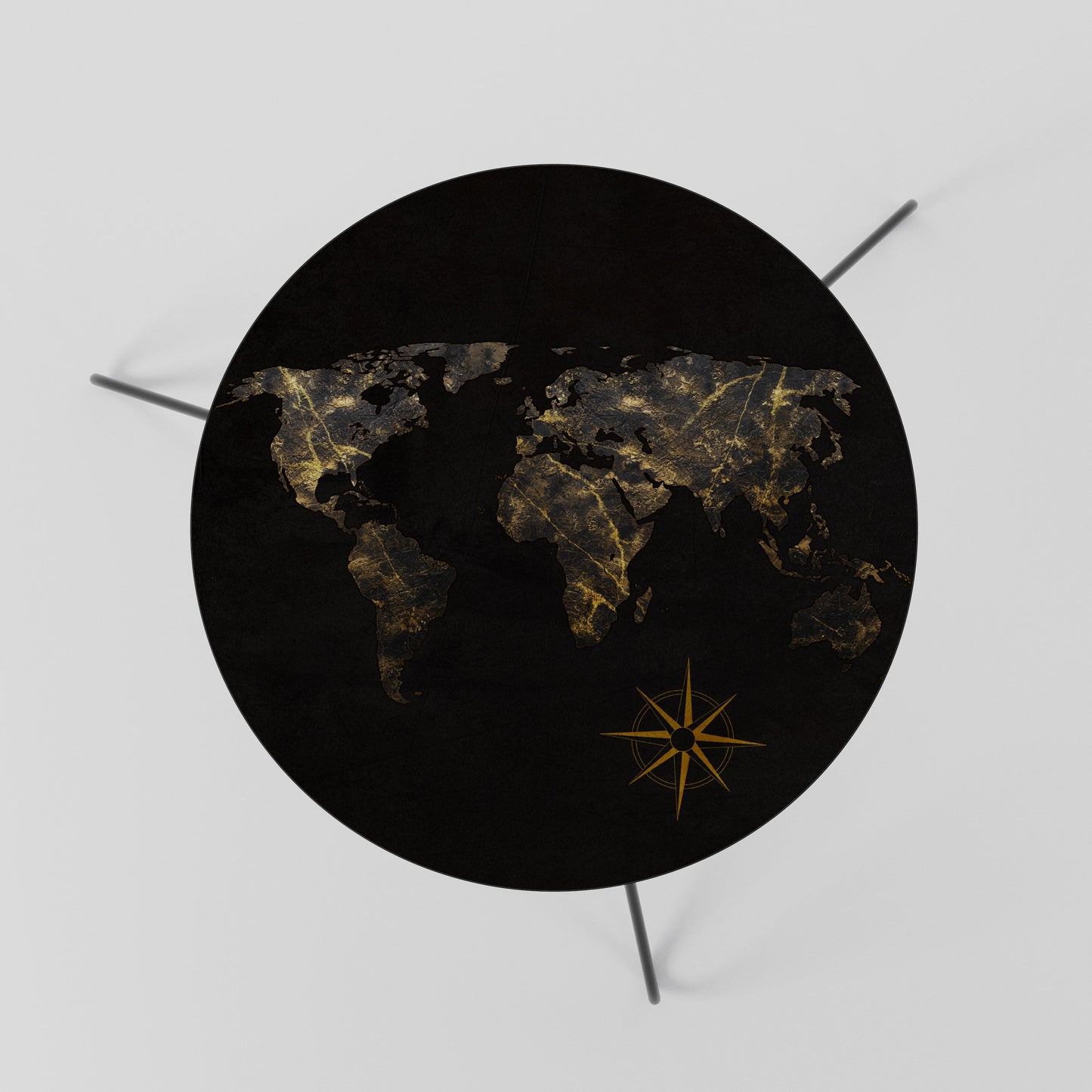 GOLDEN GEOGRAPHY Tavolino da caffè 60