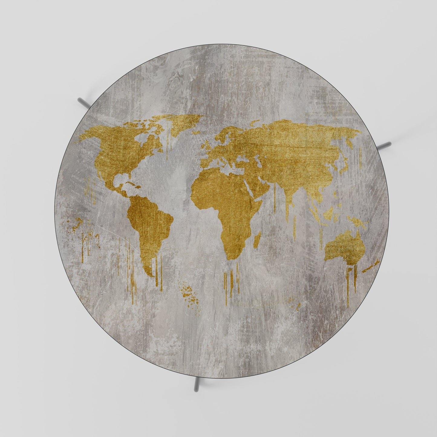 Tavolino da caffè METALLIC WORLDVIEW MAP 69
