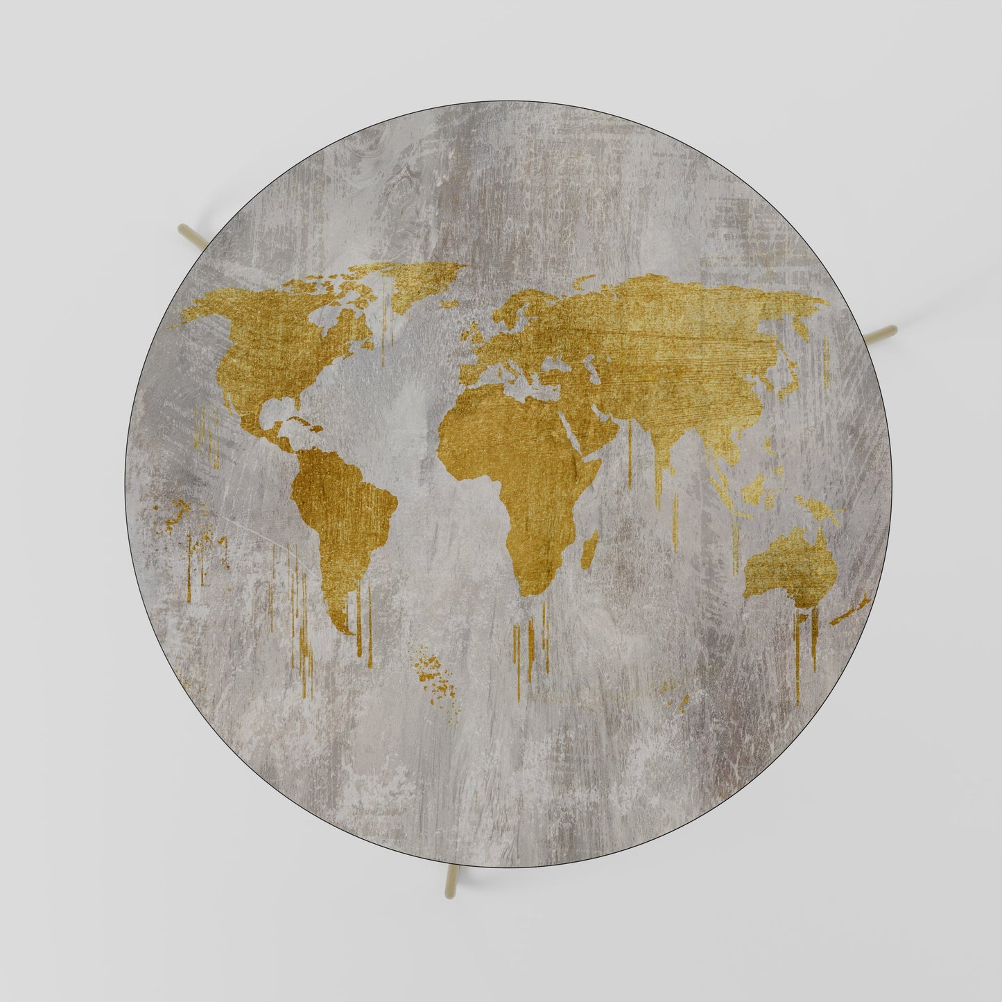 Tavolino da caffè METALLIC WORLDVIEW MAP 69