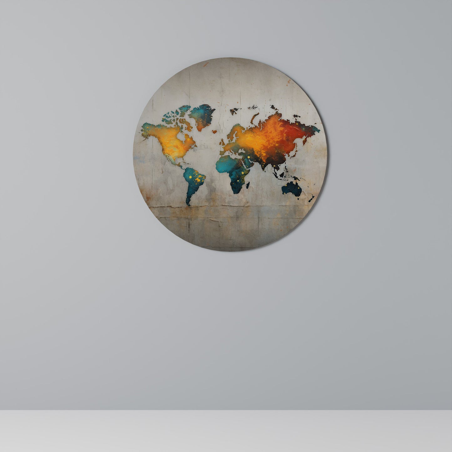 Sfumature globali esplorate Arte murale rotonda