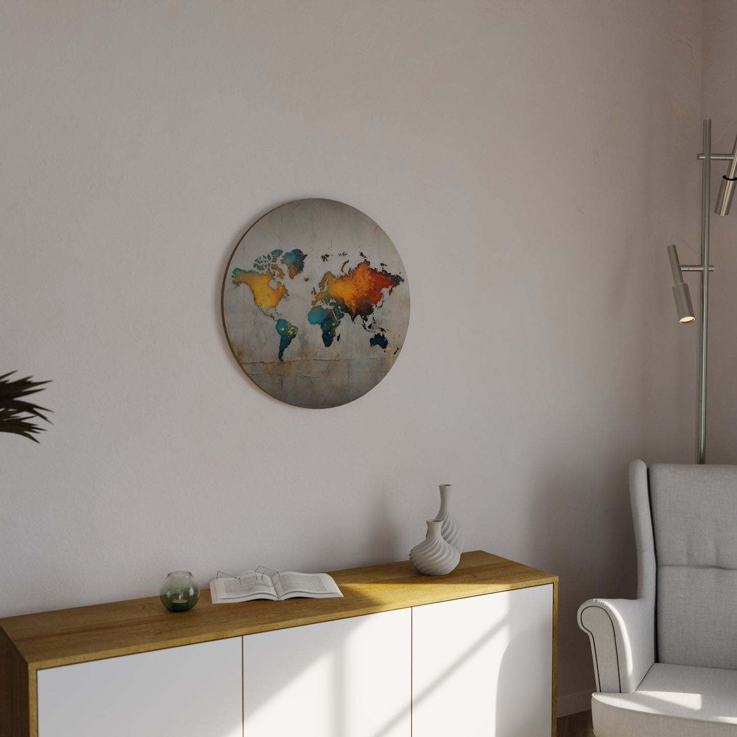 Sfumature globali esplorate Arte murale rotonda