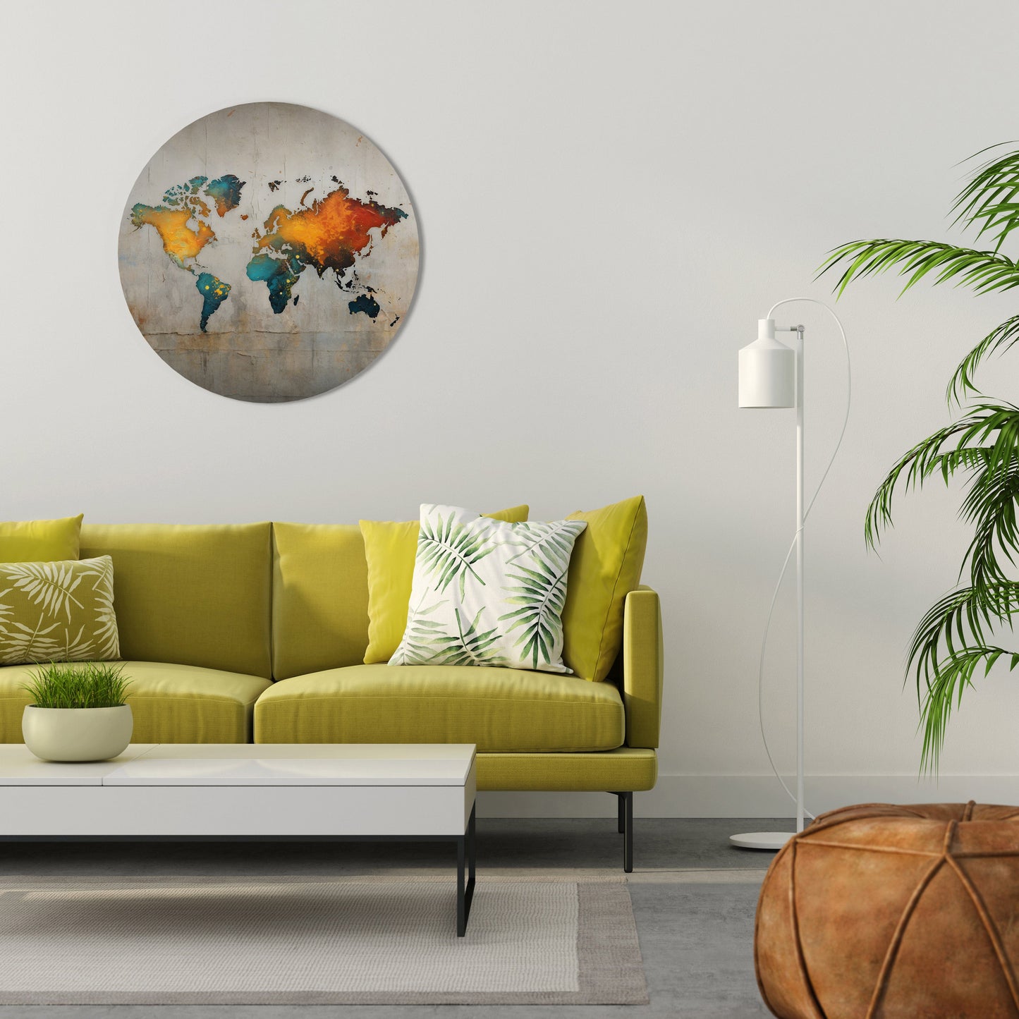 Sfumature globali esplorate Arte murale rotonda