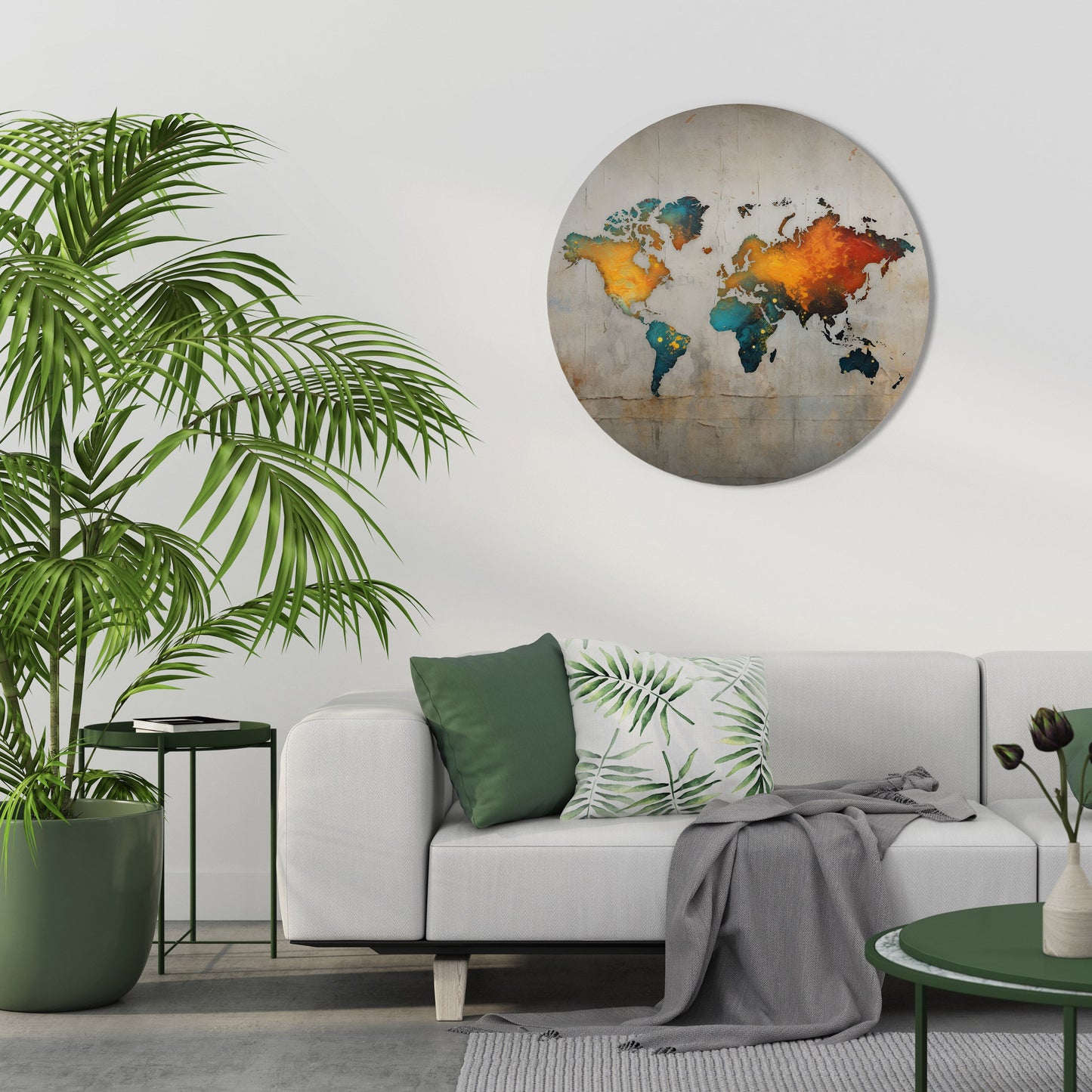 Sfumature globali esplorate Arte murale rotonda