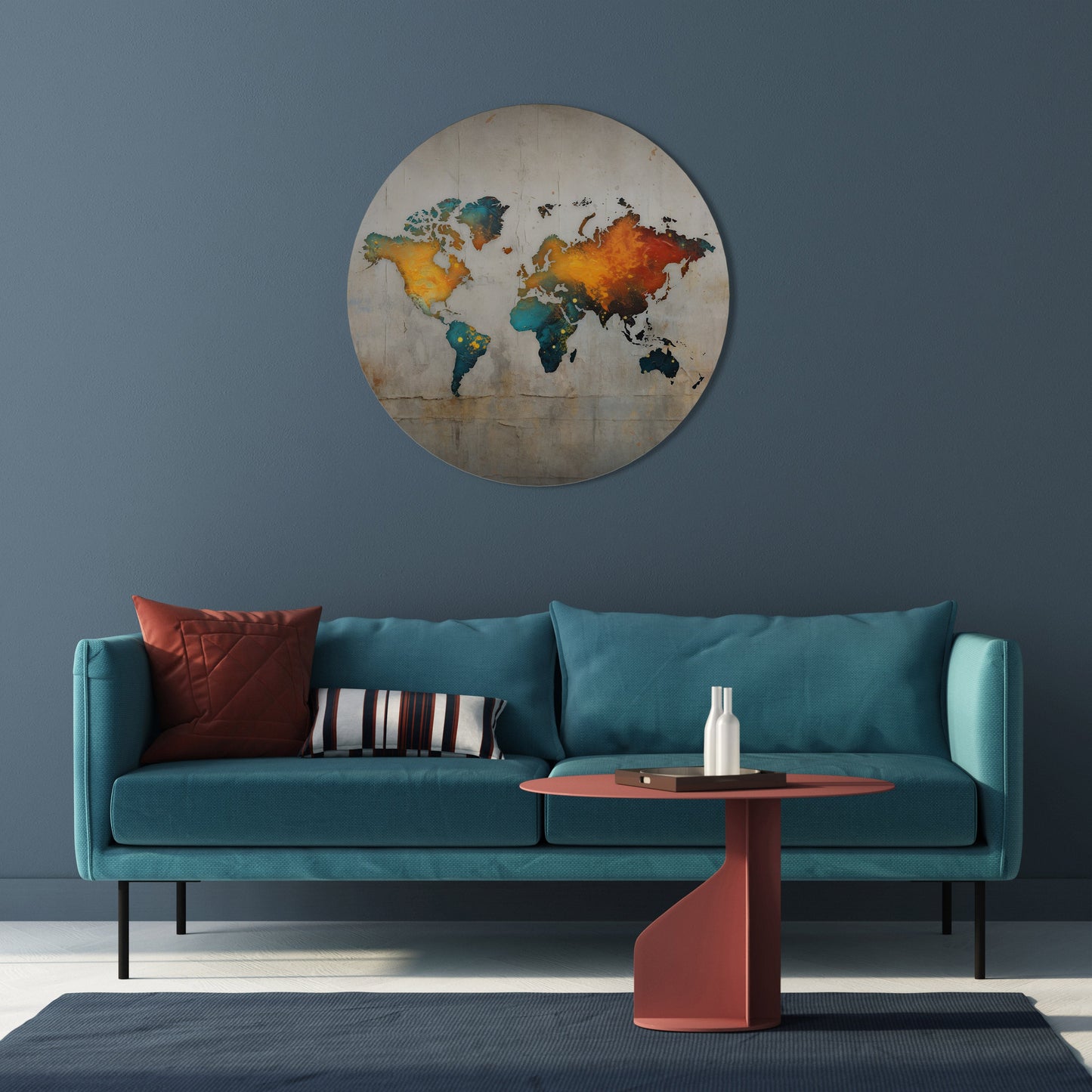 Sfumature globali esplorate Arte murale rotonda