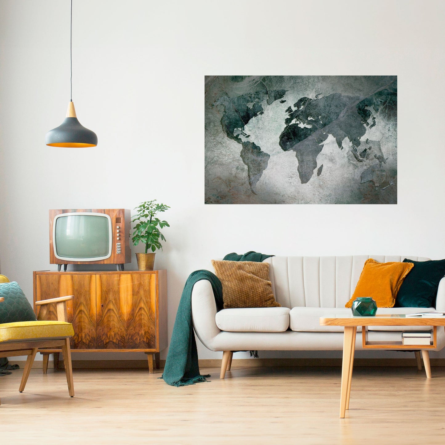 ECHOES OF EARTH Peel and Stick Horizontal Poster