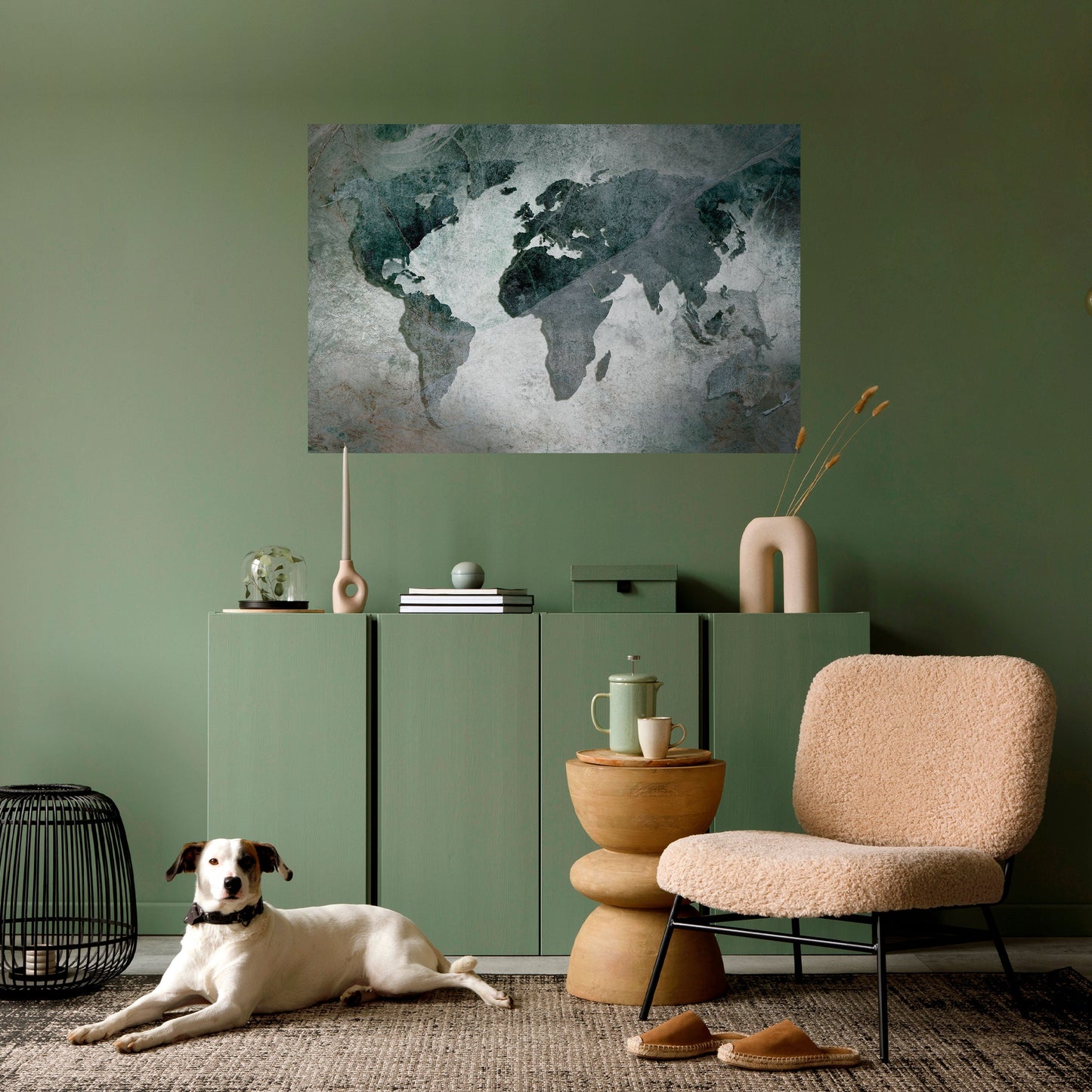 ECHOES OF EARTH Peel and Stick Horizontal Poster