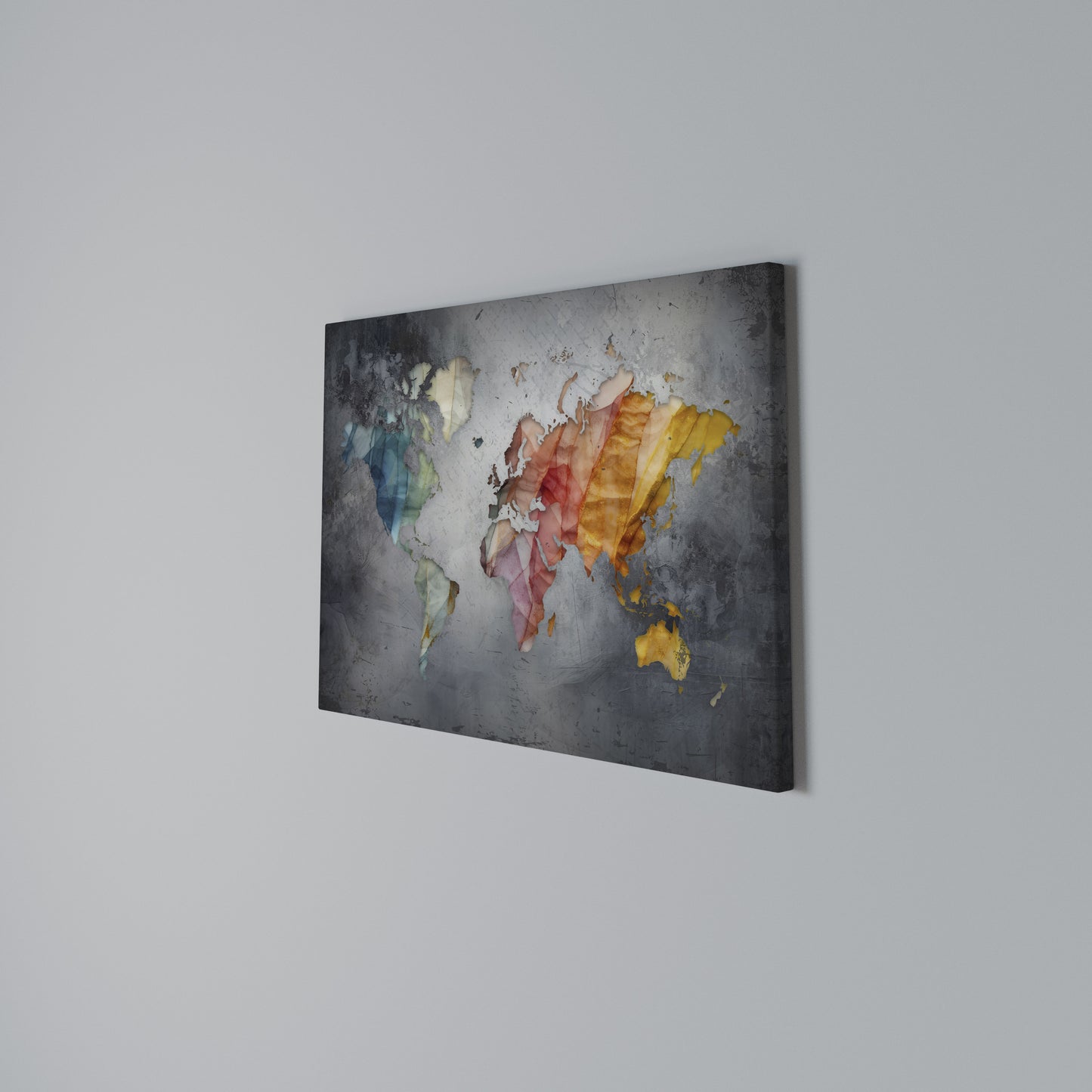 HARMONIOUS EARTH TONES Stampa su tela orizzontale