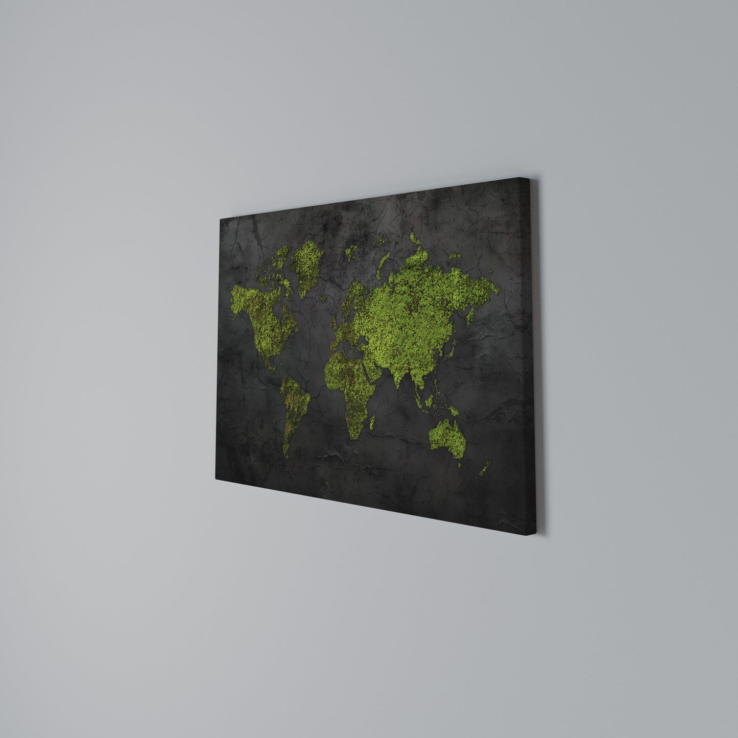 GREENER LANDS EMBRACED Stampa su tela orizzontale