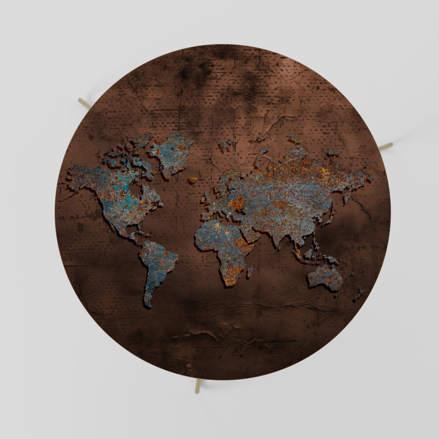 Tavolino da caffè MAPPA METALLICA DEI RICORDI 69
