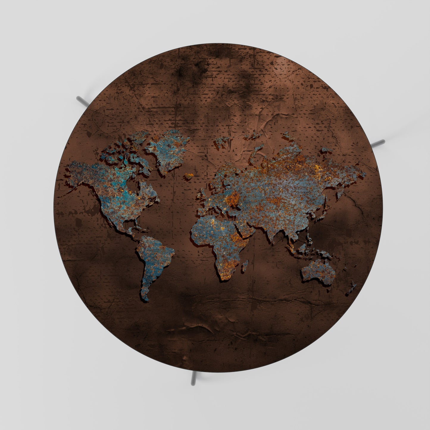 Tavolino da caffè MAPPA METALLICA DEI RICORDI 69