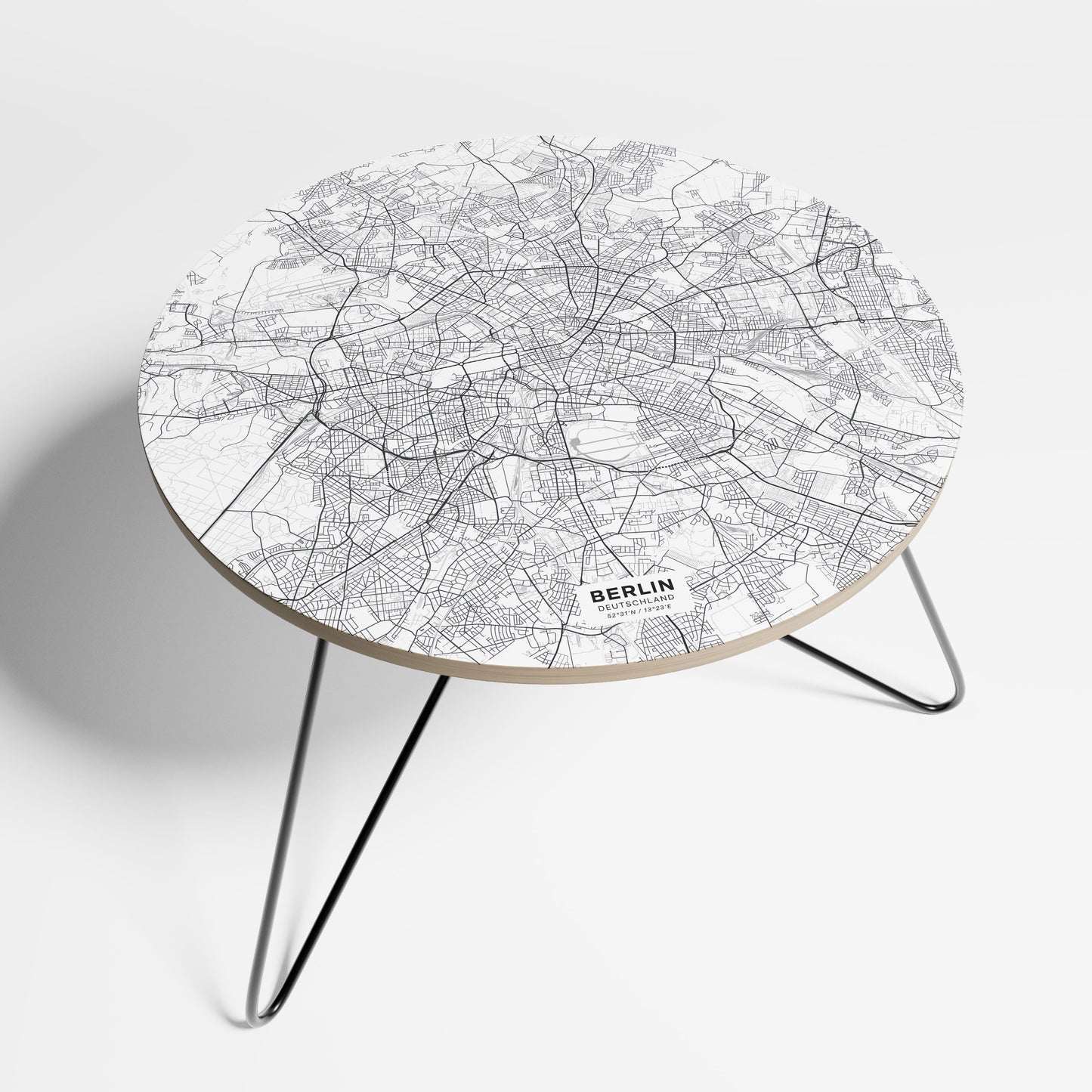 BERLIN PLAN Tavolino da caffè piccolo