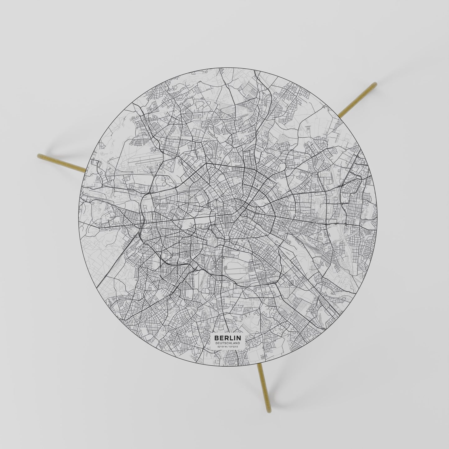 Tavolino da caffè BERLIN PLAN 60
