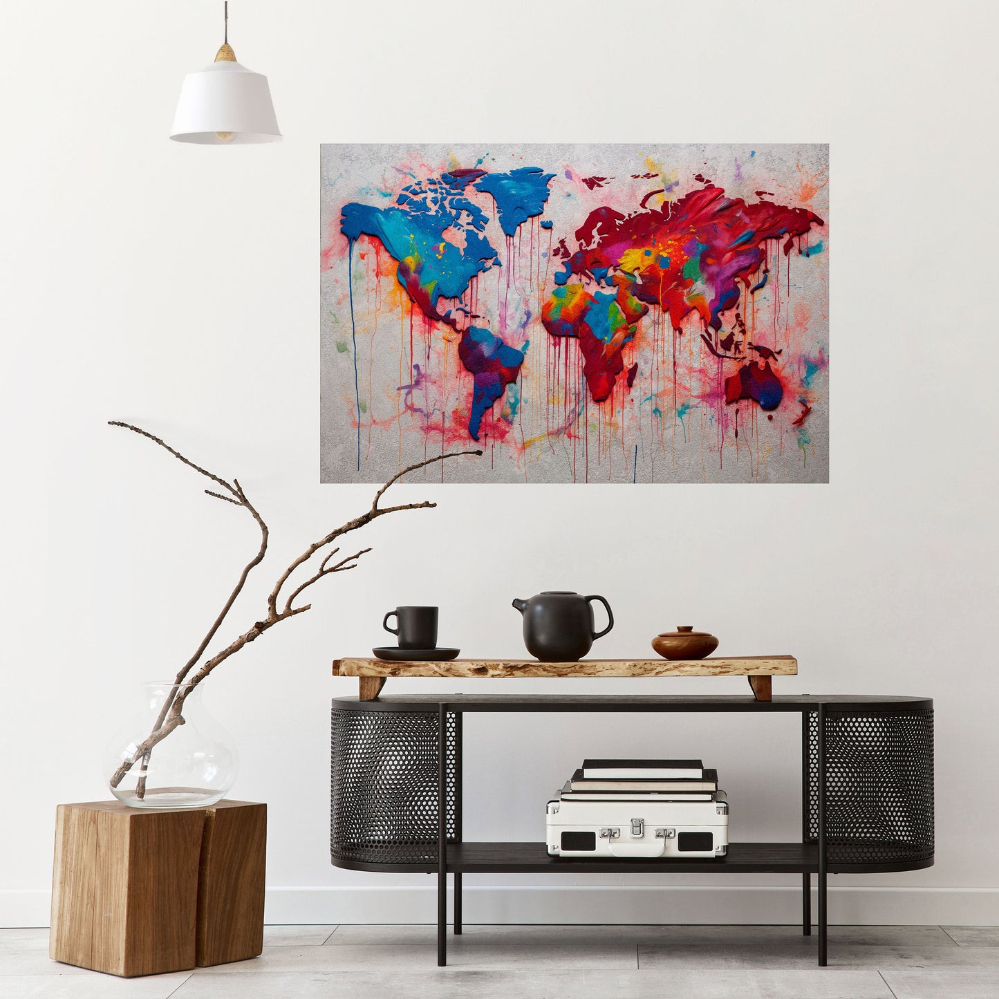 Poster orizzontale staccabile e attaccabile ATLANTE ARTISTICO