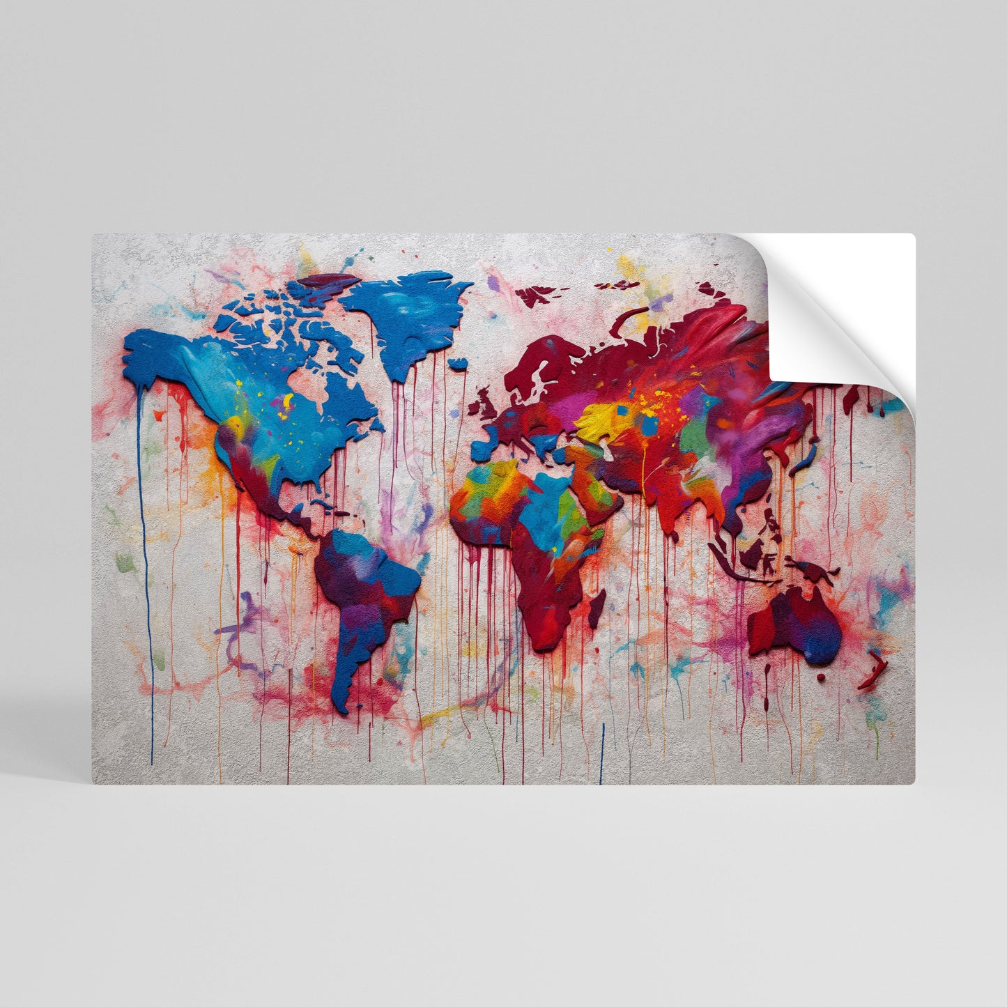 Poster orizzontale staccabile e attaccabile ATLANTE ARTISTICO