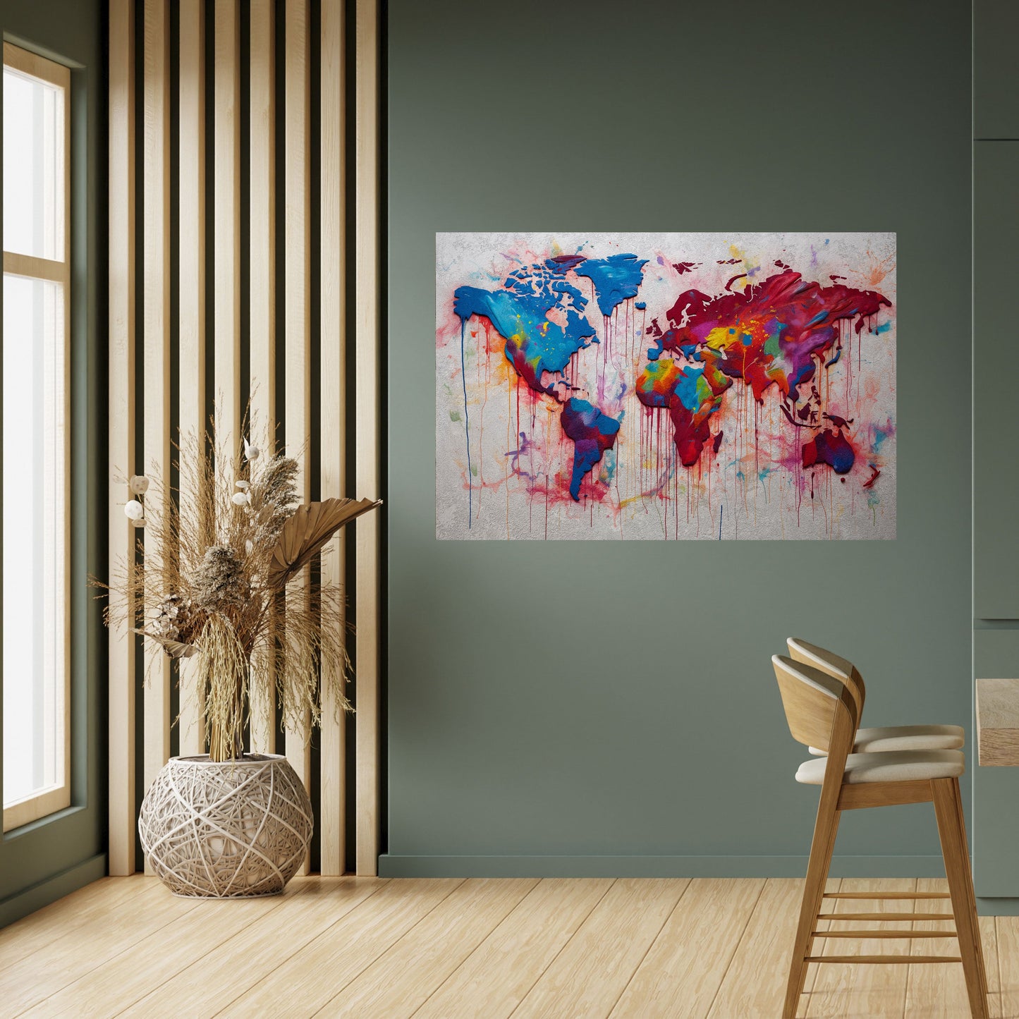 Poster orizzontale staccabile e attaccabile ATLANTE ARTISTICO