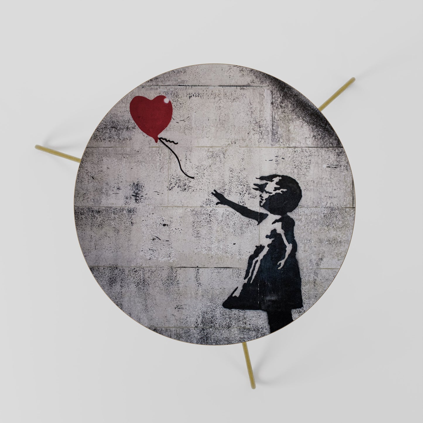 BALLON GIRL (BANKSY) Tavolino da caffè 60