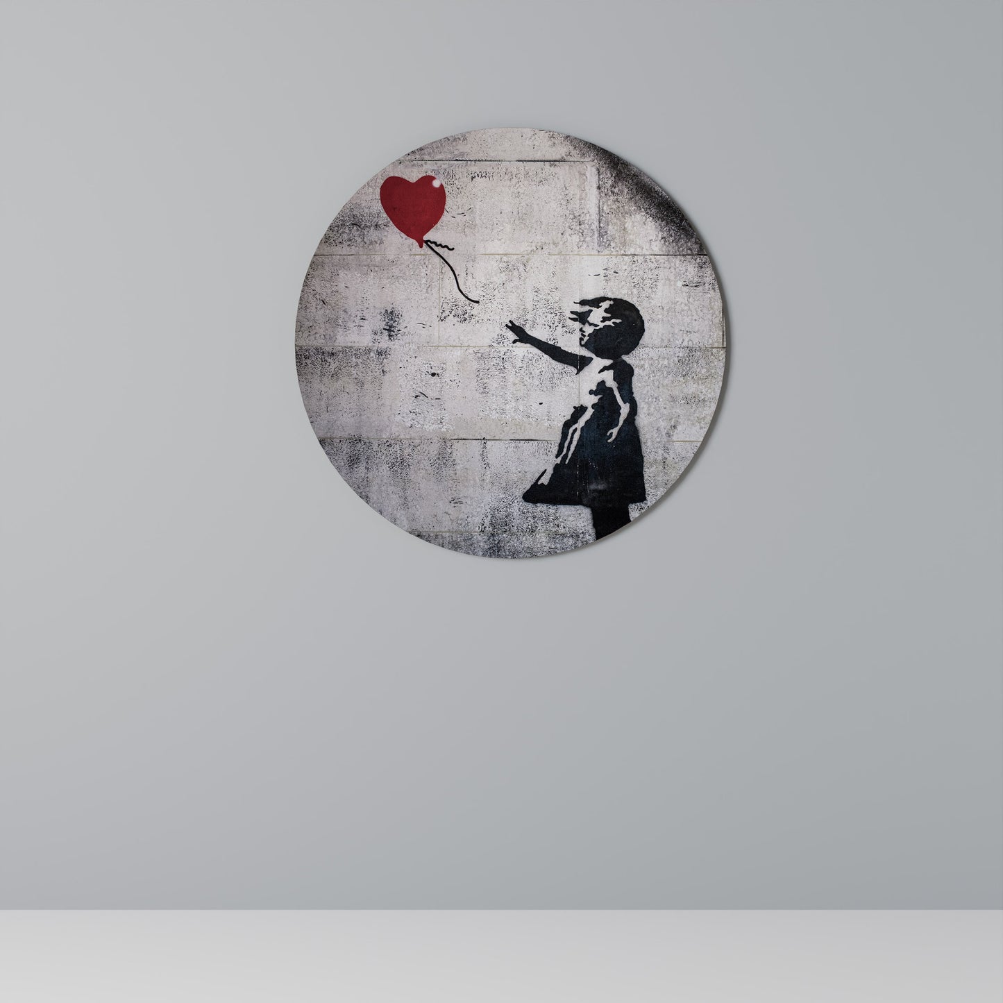 BALLON GIRL (BANKSY) Arte murale rotonda