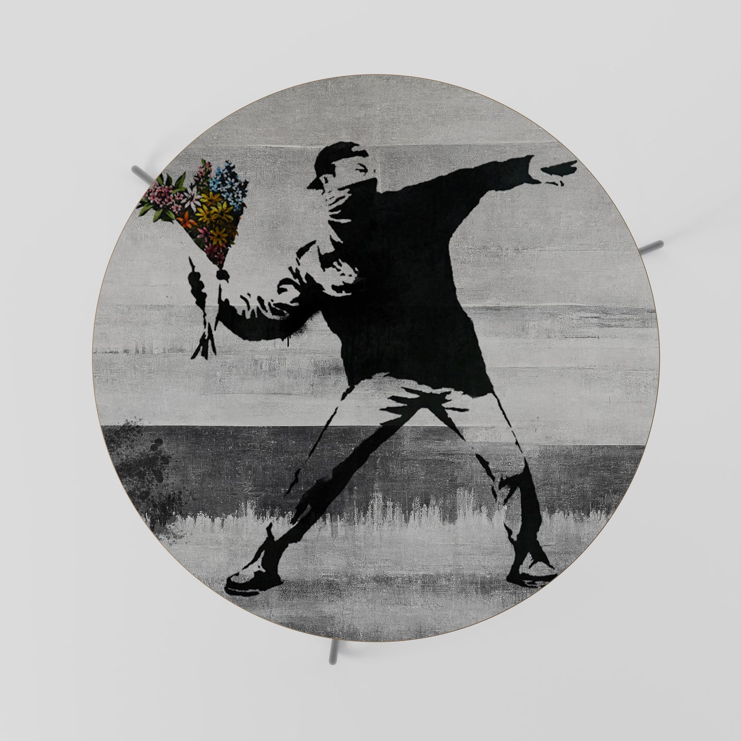 Tavolino da caffè FLOWER BOMBER (BANKSY) 69