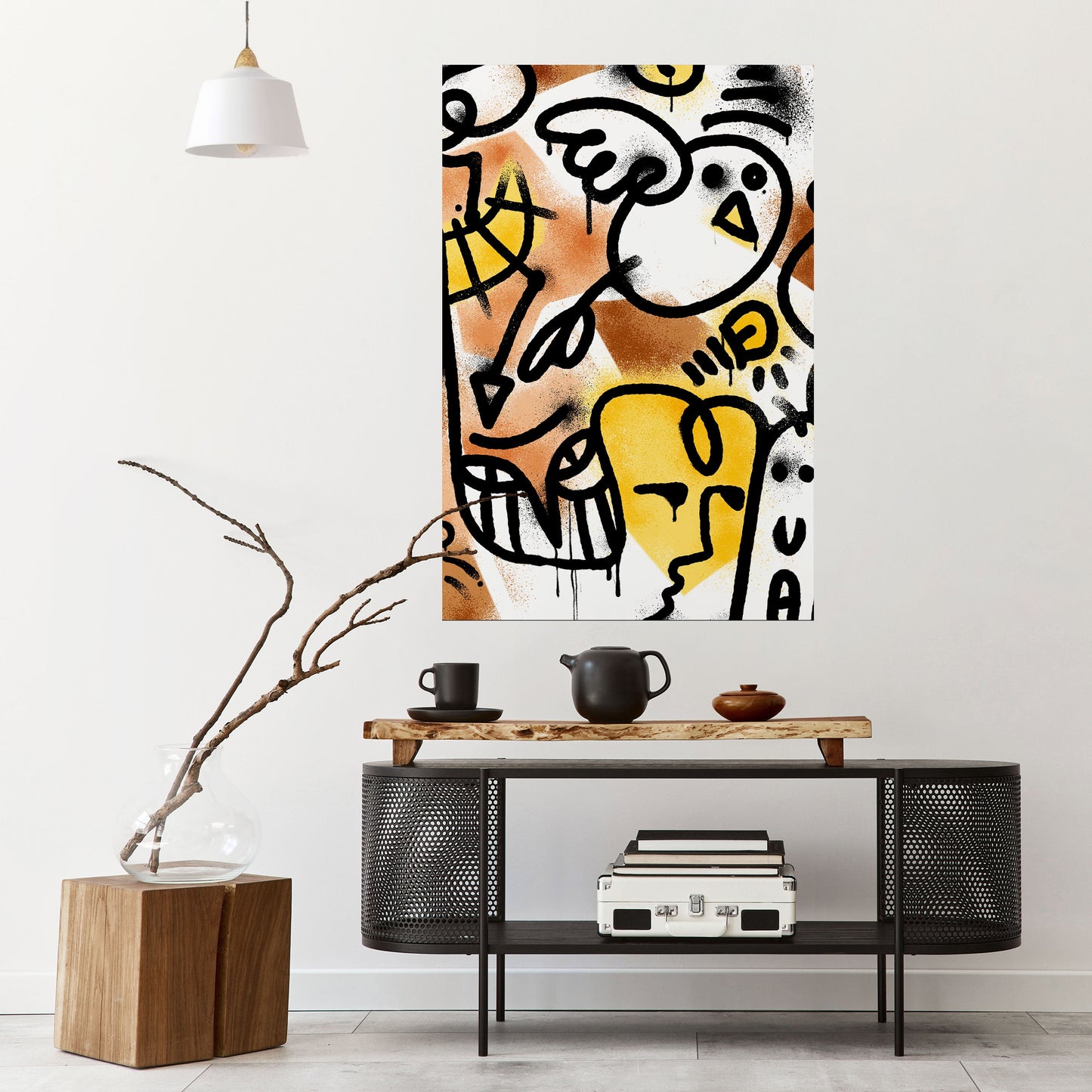 Poster verticale staccabile e attaccabile URBAN CANVAS
